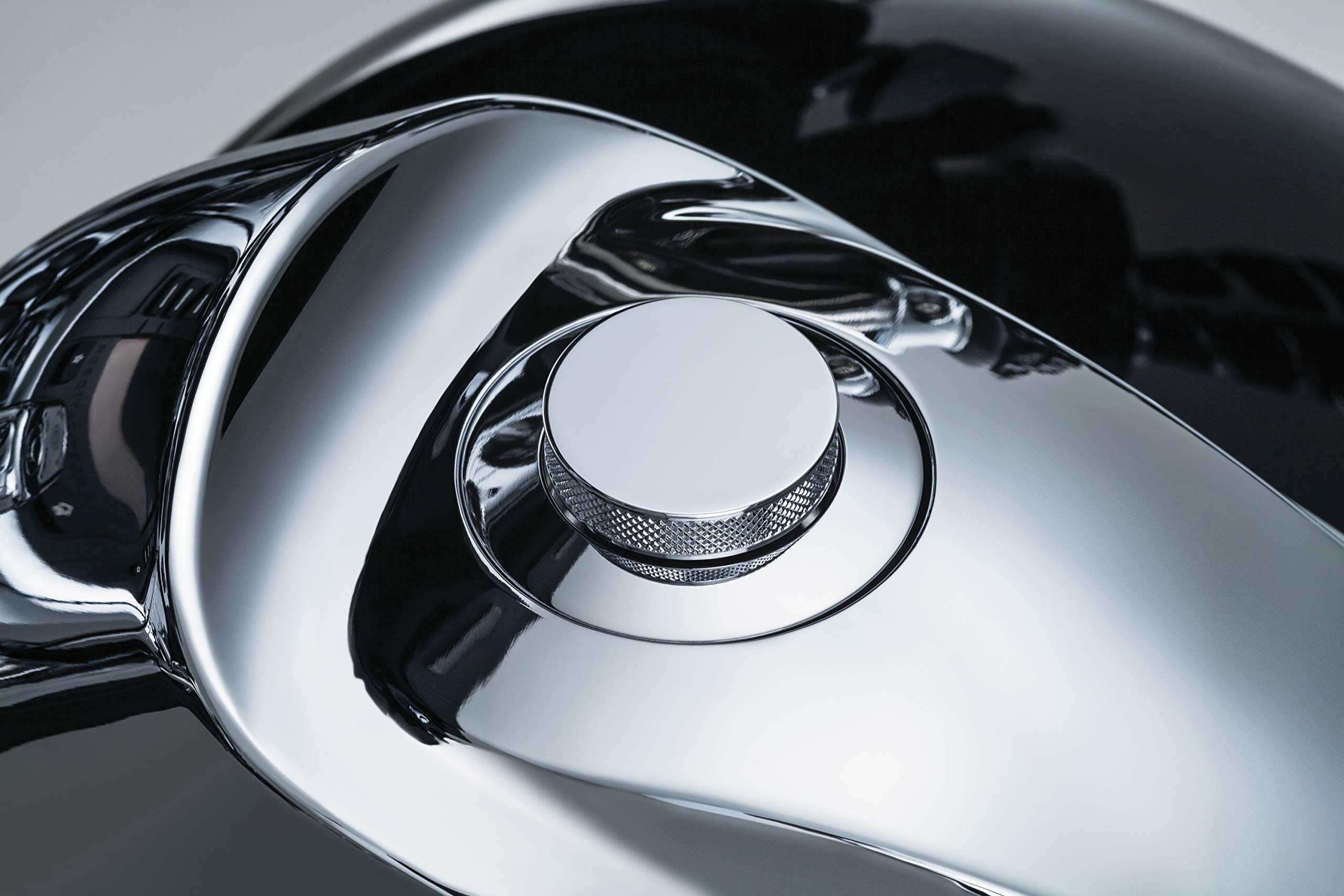 Kuryakyn 7178 Vented Flush Mount Pop-Up Fuel Tank/Gas Cap With Right-Hand Threads For 1996-2019 Harley-Davidson Motorcycles With Screw Tanks, Chrome