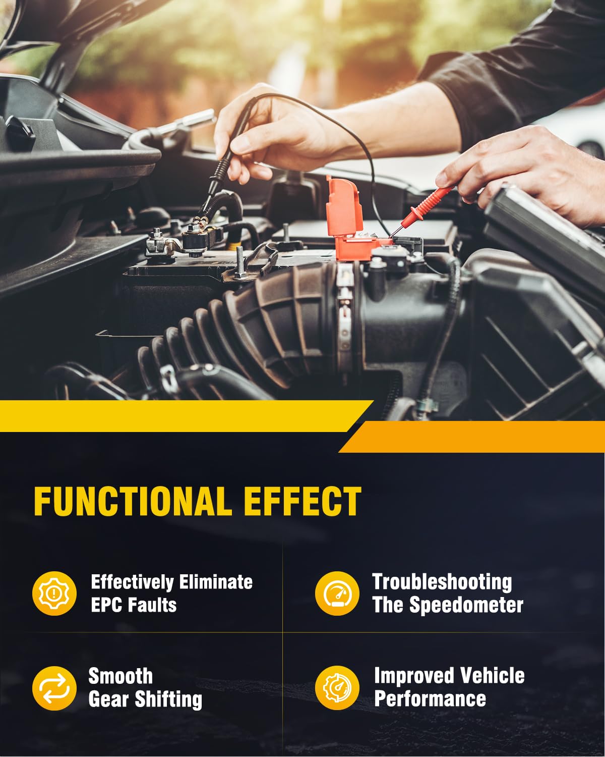 OCPTY Vehicle Speed Sensor Fits for Chevy Silverado 1500,1500 Classic,1500 HD,1500 HD Classic,2500,2500 HD,2500 HD Classic,3500,3500 Classic,Suburban 1500 2500,Tahoe,Trailblazer 19302667 213347