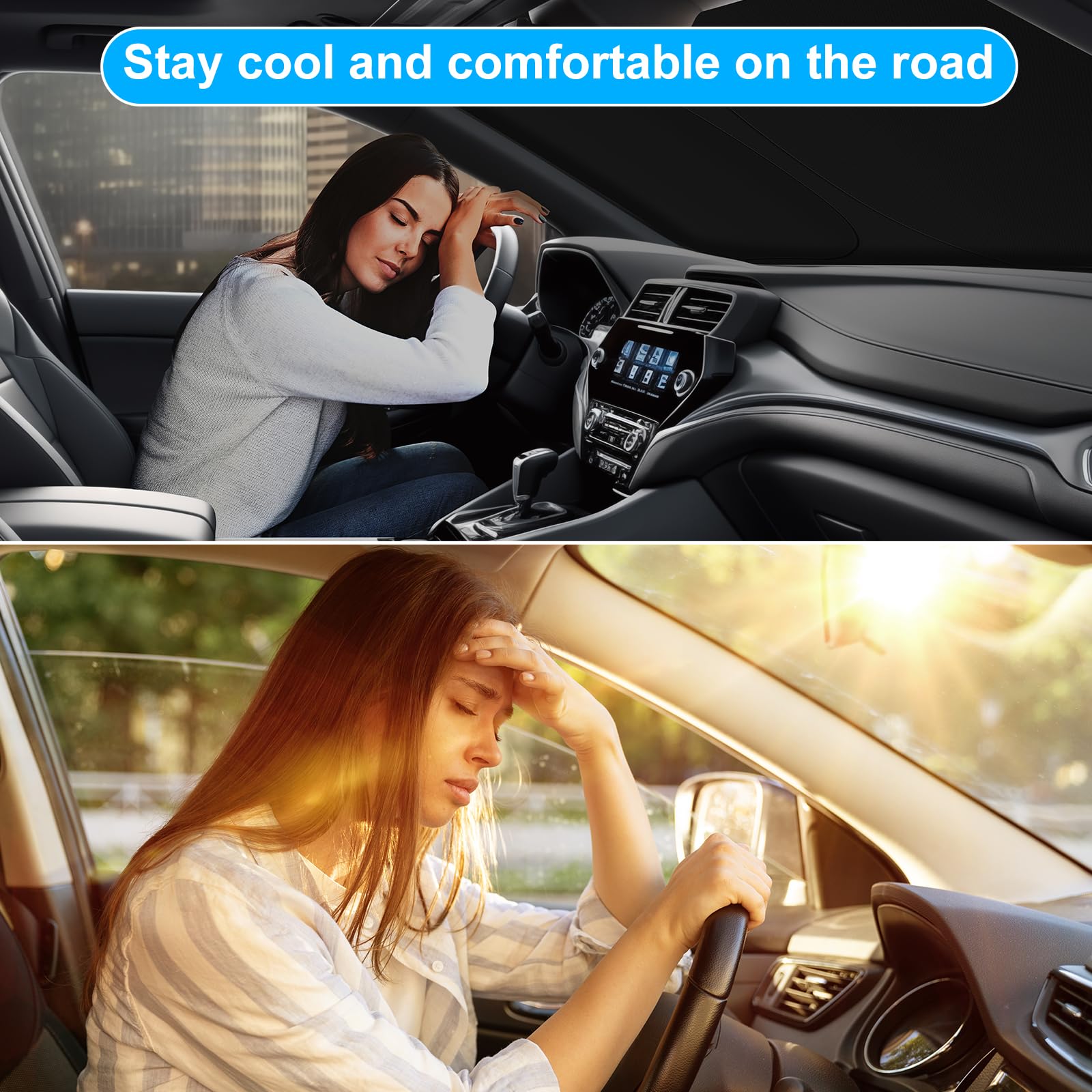 Shinhome Windshield Sun Shade For 2023 2024 2025 Honda Crv Suv, Lx, Ex, Exl, Sport, Sport-L, Sport Touring Hybrid, Front Window