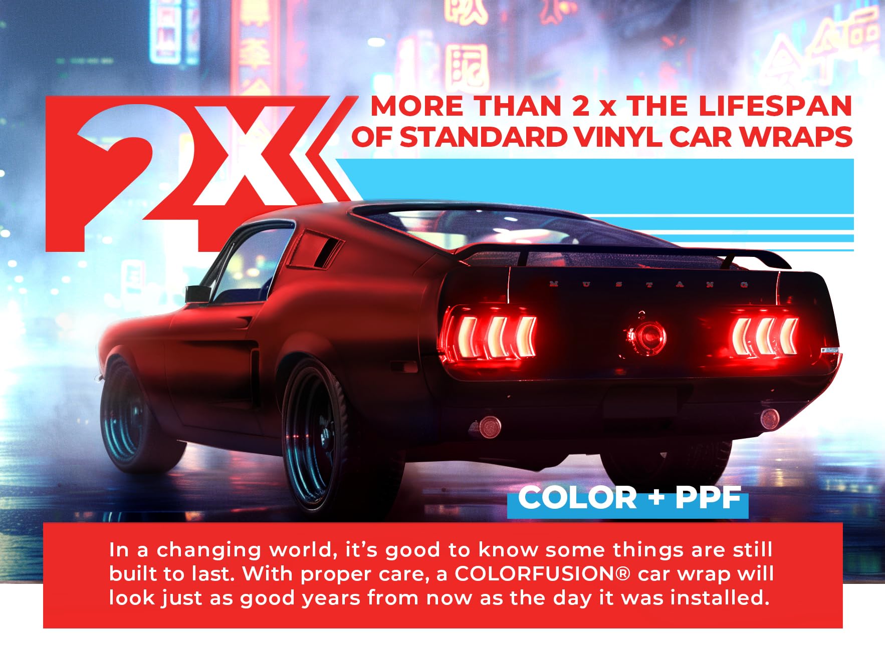 Colorfusion Ppf By Vvivid, Satin Chrome Red Dry Apply Ppf Vinyl Car Wrap Roll 6Ft X 5Ft