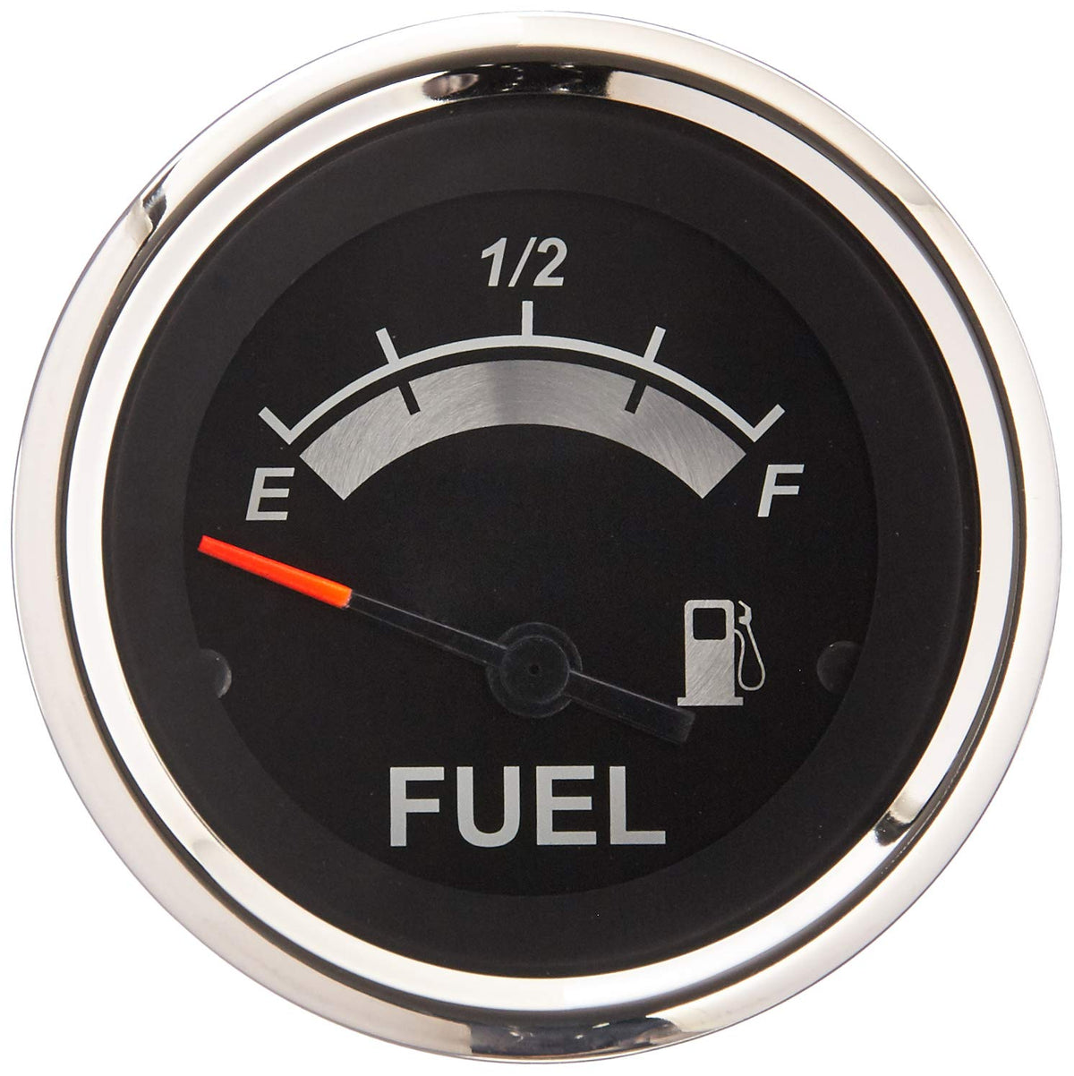 Sierra International 67021P Sterling Fuel Gauge, 2'', Black