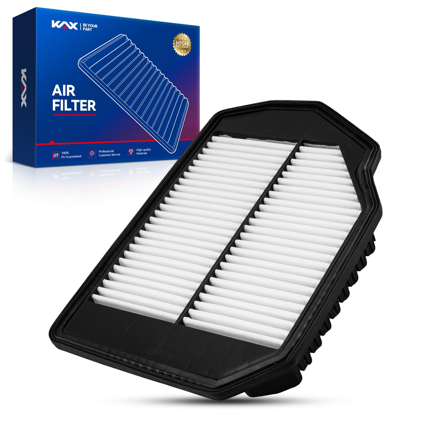 KAX Engine Air Filter, CA11940 Replacement for Hyundai Genesis 2015-2016, Genesis G80 2017 2018 2019 2020, Advanced Air Filter M