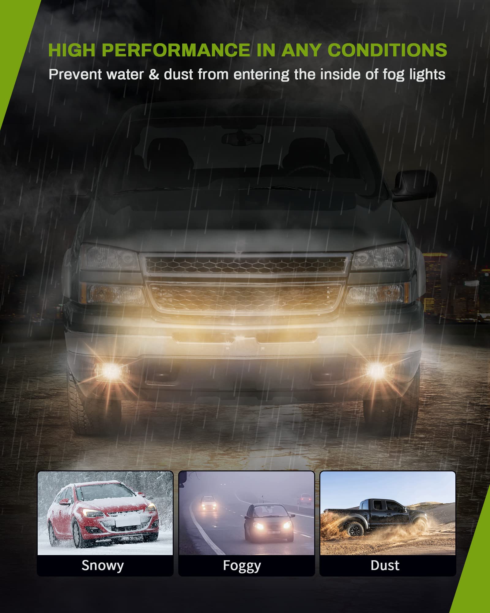 Autosaver88 Fog Lights Compatible With 2003-2007 Chevy Silverado 2002-2006 Chevy Avalanche Without Body Cladding Fog Light Repla