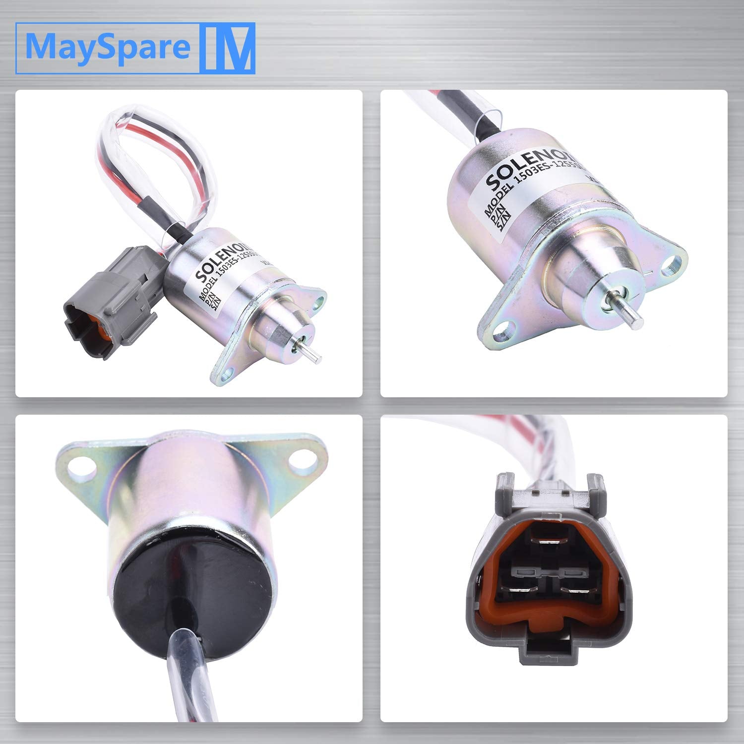 Fuel Shut Off Solenoid M810324 Yanmar 119233-77932 Synchro Woodward 1503Es-12S5Suc12S John Deere 4200 4300 4400 4500 4600 4700 1