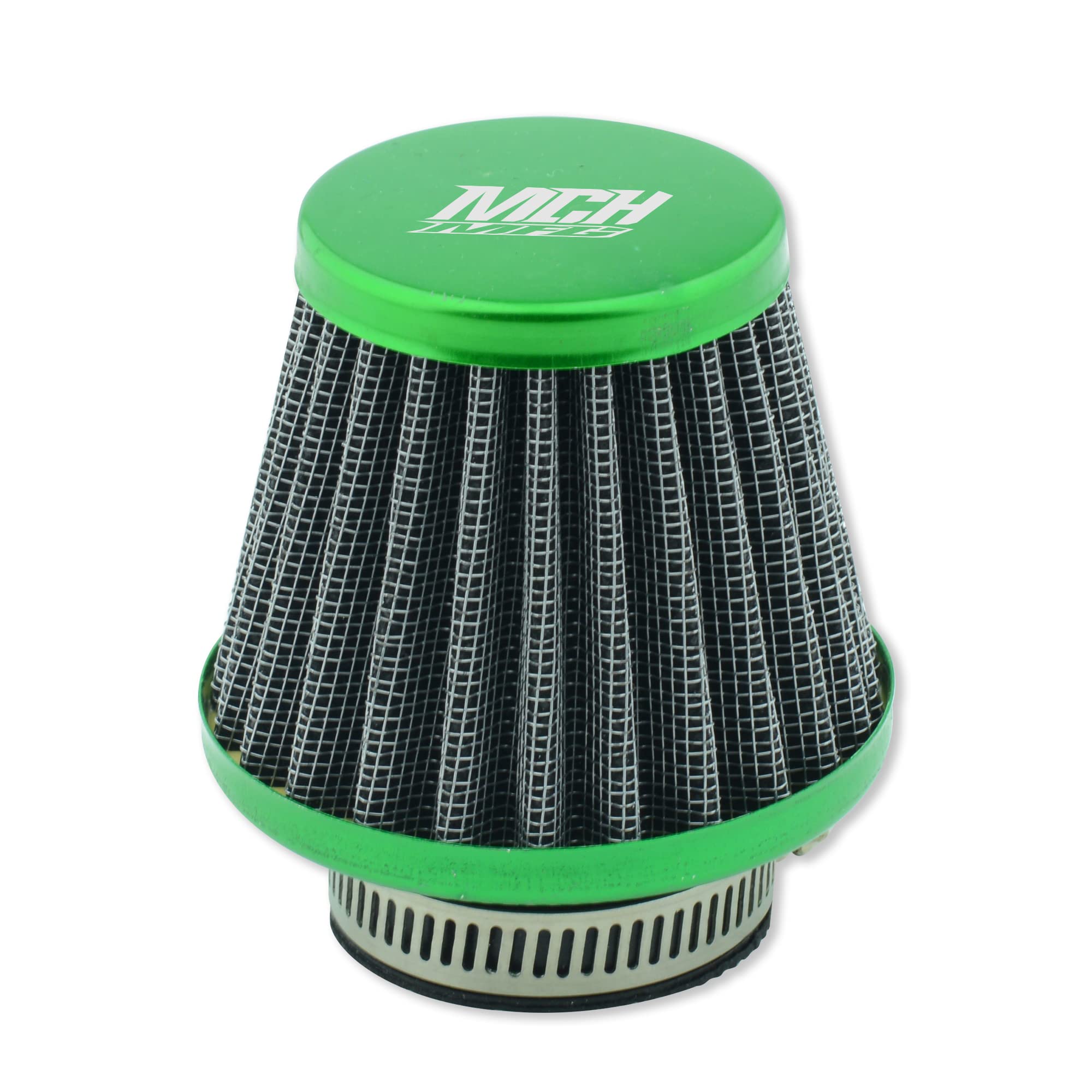 MCHMFG Motorcycle Air Filter 38mm for SSR 110cc 125cc Coolster CRF Dirt Pit Bike GY6 50cc Scooter Moped QMB139 Engine Parts (Gre