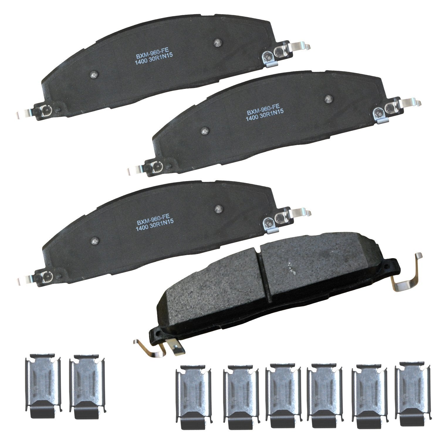 Bendix Premium Sbm1400 Semi-Metallic Rear Brake Pads For Dodge Ram 2500 2010-2009, Ram 3500 2010-2009, Ram 4000 2010-2009, Ram 2
