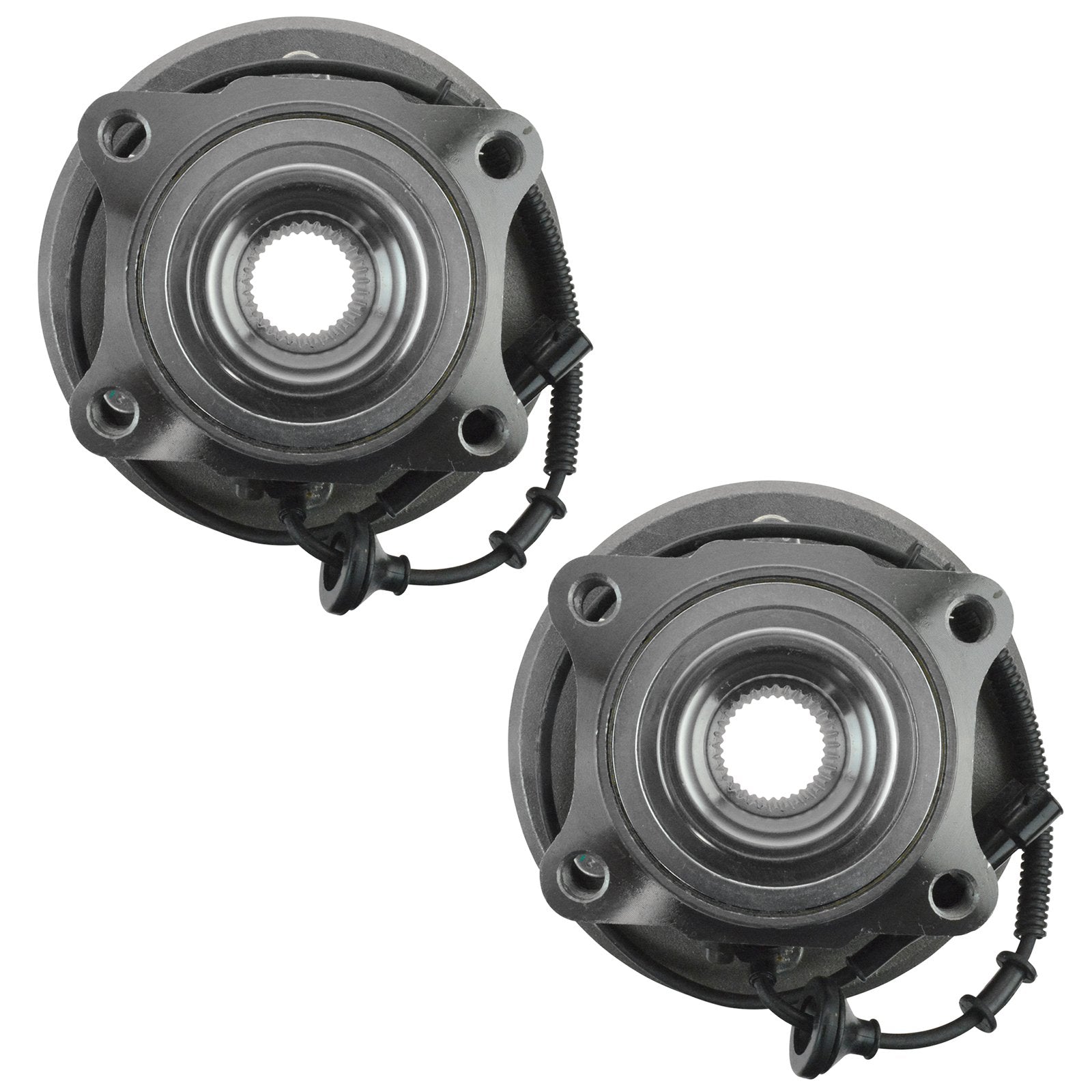 Trq Rear Wheel Hub Bearings Assembly Set Compatible With 2007-2010 Ford Expedition Lincoln Navigator