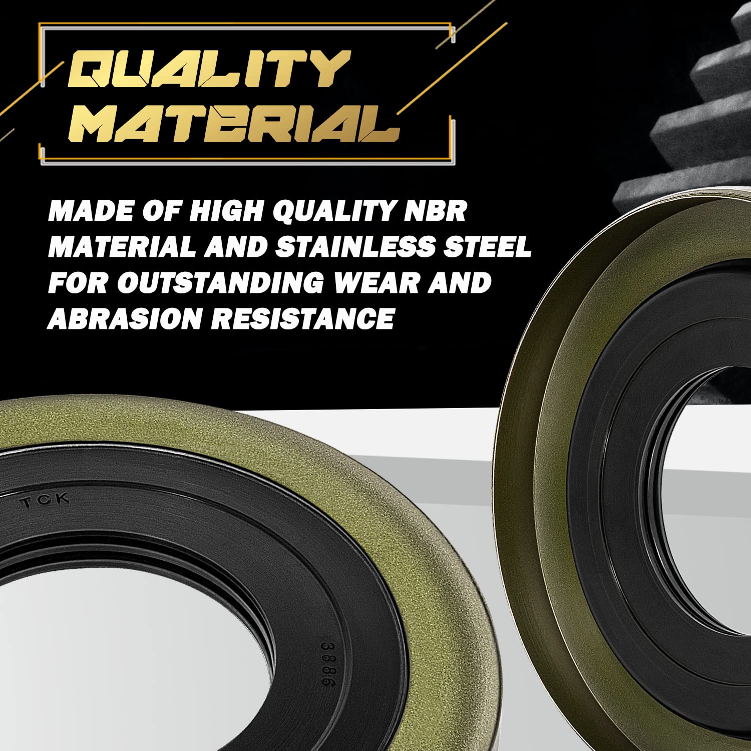 For Mercruiser Gimbal Bearing Grease Seal Alpha One Gen 1 & 2 Bravos I,Ii & Iii, Replaces 26-88416, Glm 85910, Sierra 18-2094