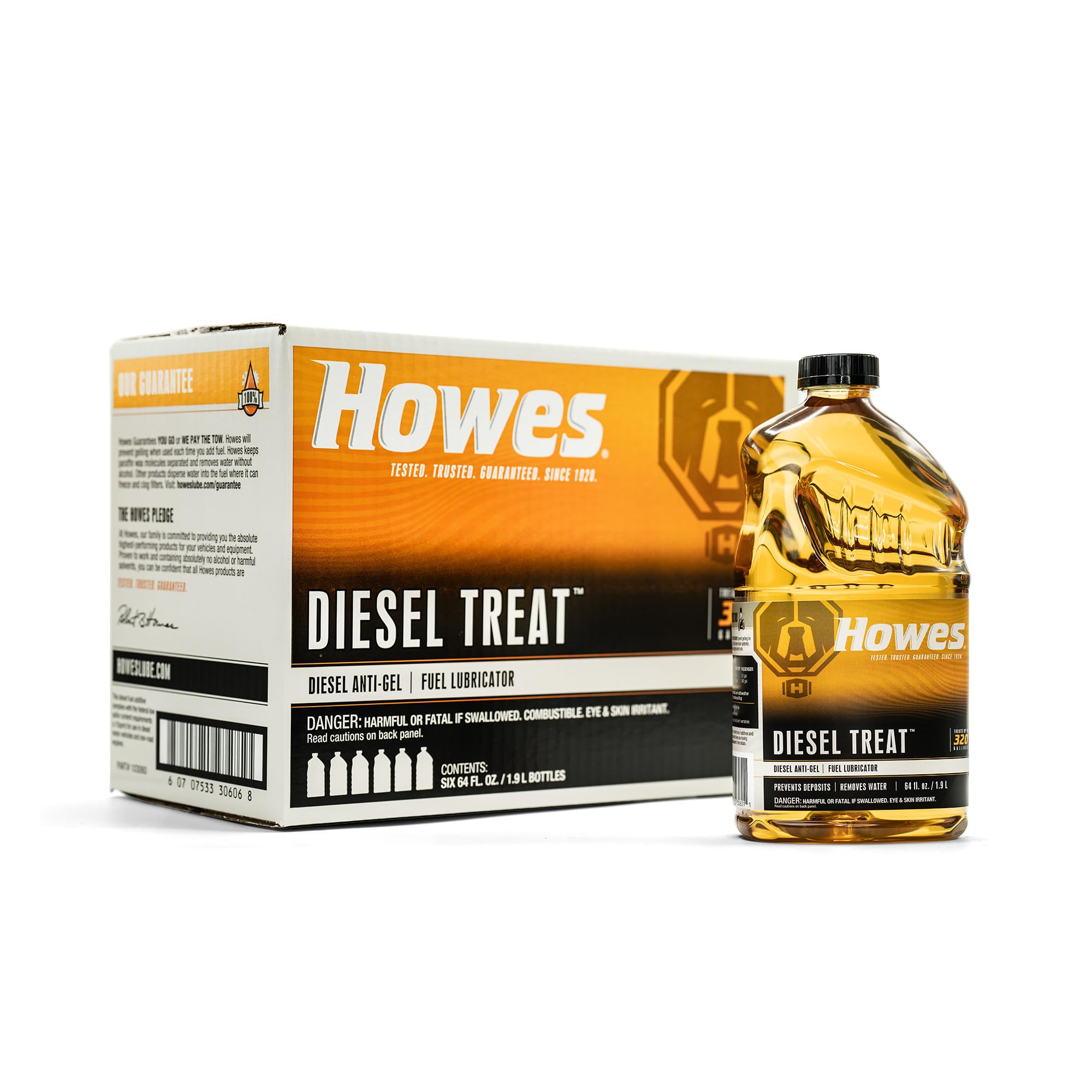 Howes Diesel Treat 64-Ounce Anti-Gel And Diesel Fuel Lubricator Casepack (Six 64-Ounce Bottles)