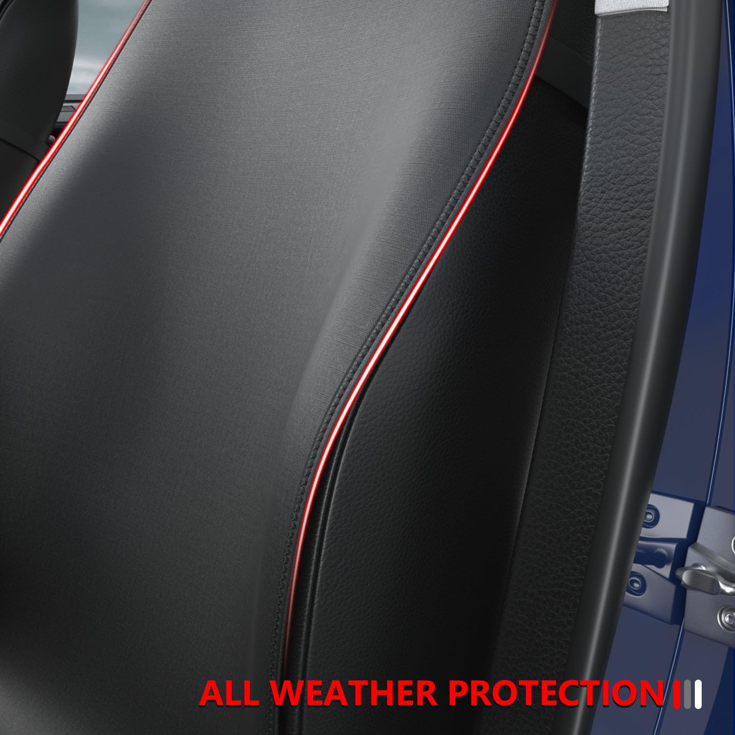 PTYYDS Seat Covers Compatible with 2011-2024 Toyota 4Runner Seat Covers 3-Row Leather Covers Replacement for 2011-2024 Toyota 4R