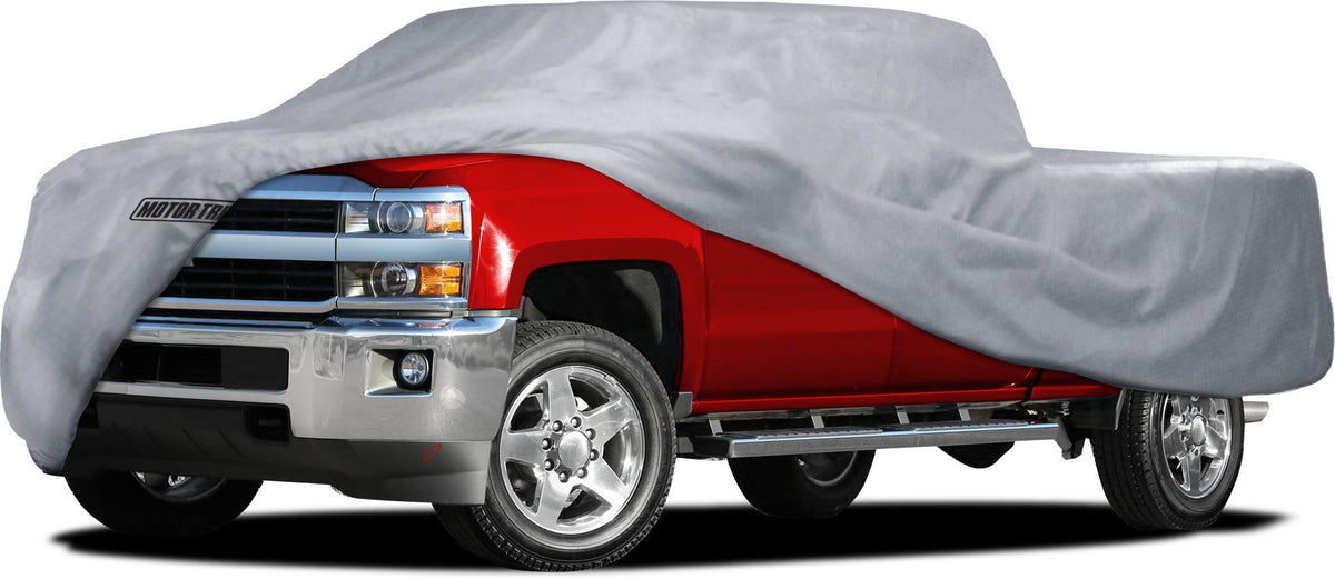 Motor Trend All Weather Truck Cover For 2013-2019 Ram 1500 Crew/Quad Cab Custom Fit Truck Cover (Outdoor Use Uv Protection Water