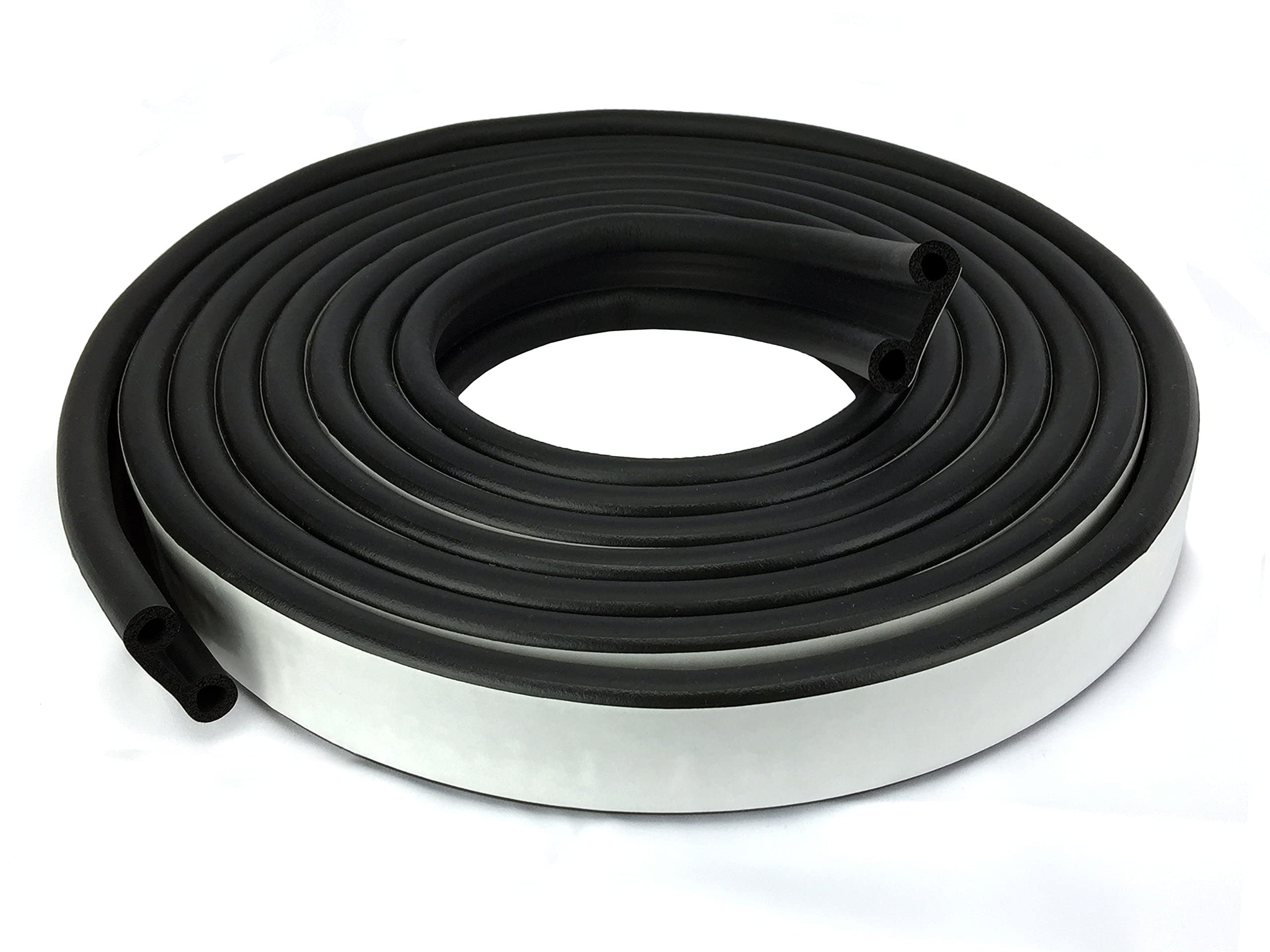 ESI Super Cap Seal 23 FT (1 1/2&quot; Width x 1/2&quot; Height x 23' Length) EPDM Rubber for Caps 200 lbs or Less