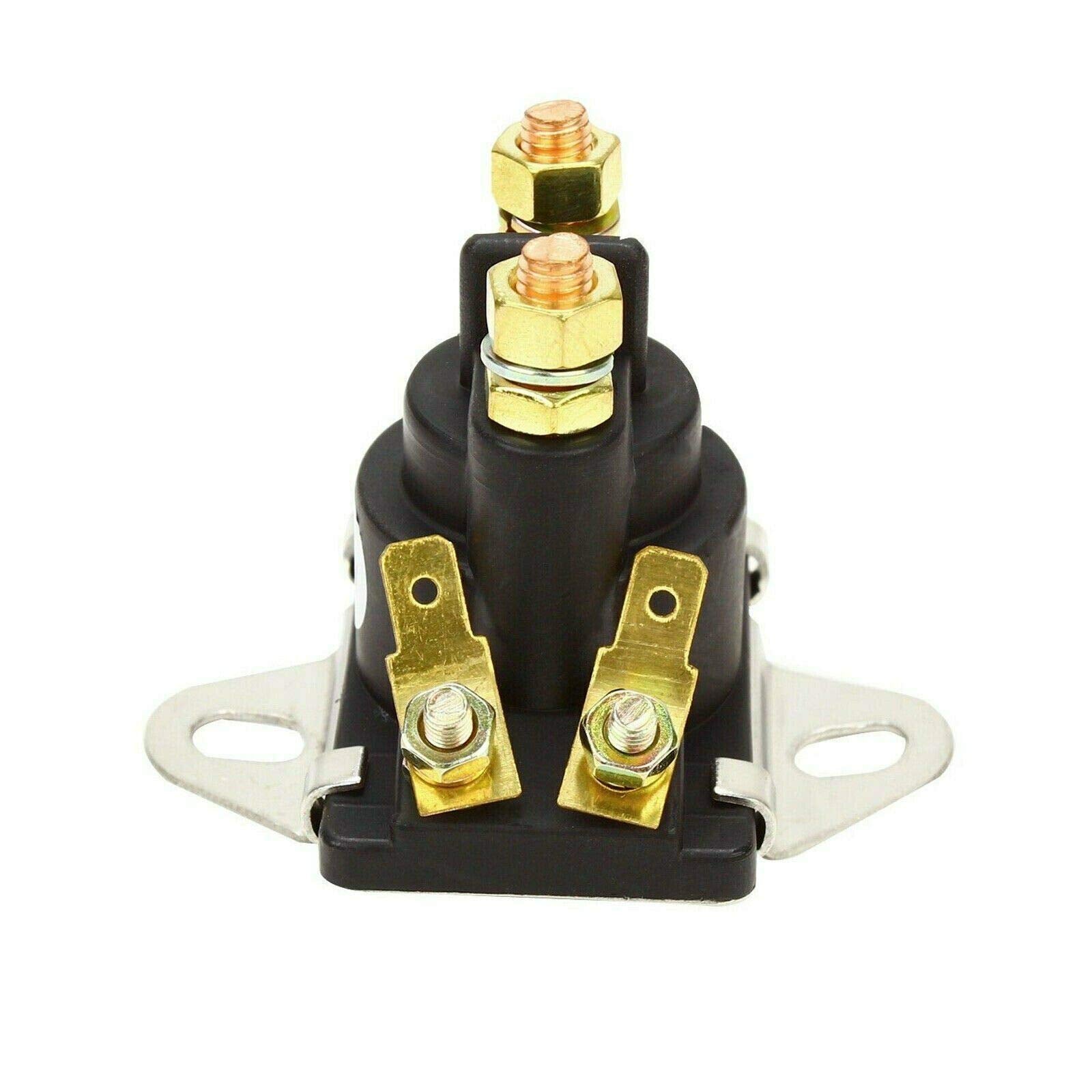 12V Trim Solenoid Starter Tilt Trim Pump Relay Solenoid Fit For Mercruiser Replace 89-94318 89-846070 89-96158 89-96158T (2 Pcs)