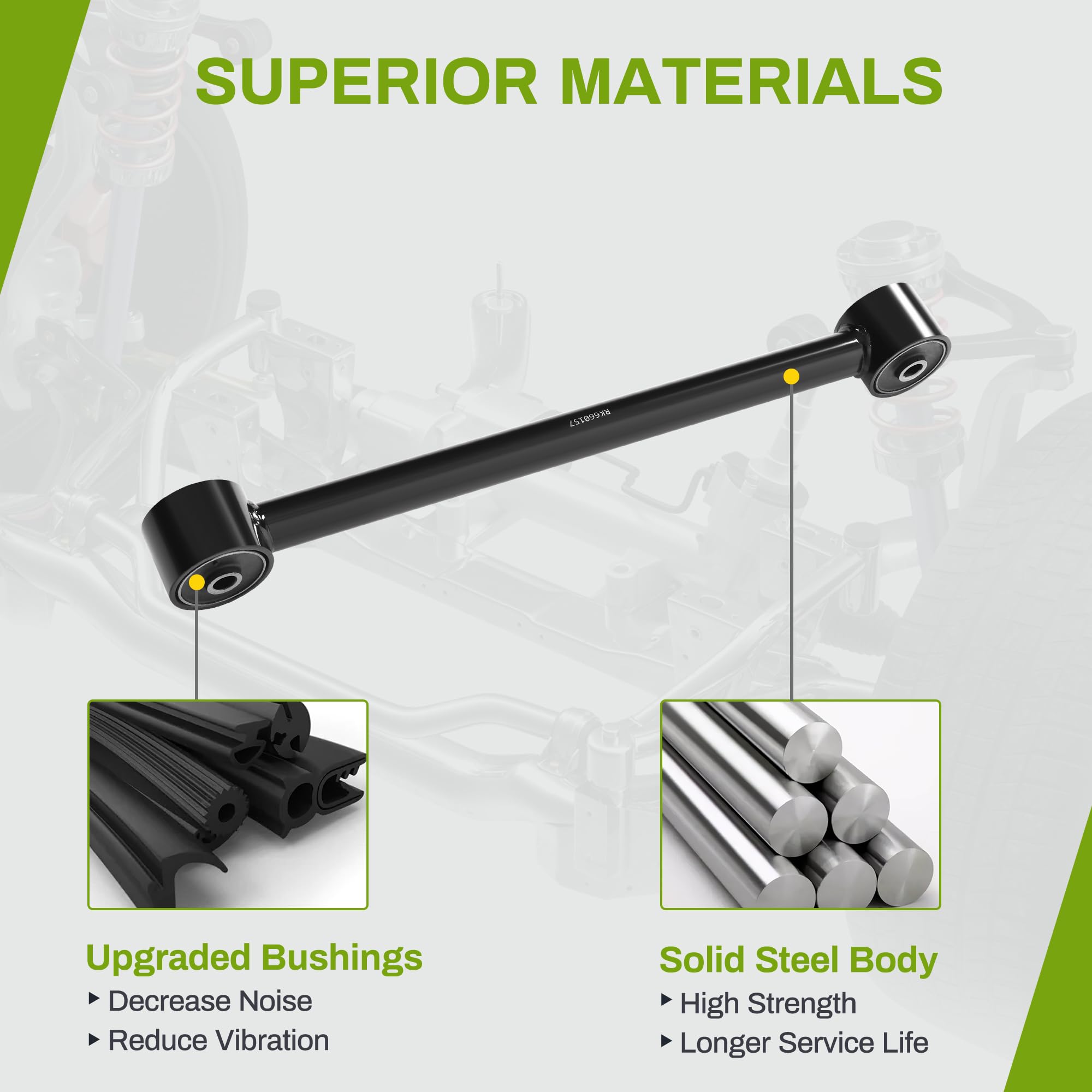 Autosaver88 Rear Lower Control Arm Compatible With 04-07 Buick Rainier,02-09 Chevy Trailblazer,Gmc Envoy,03-08 Isuzu Ascender,03