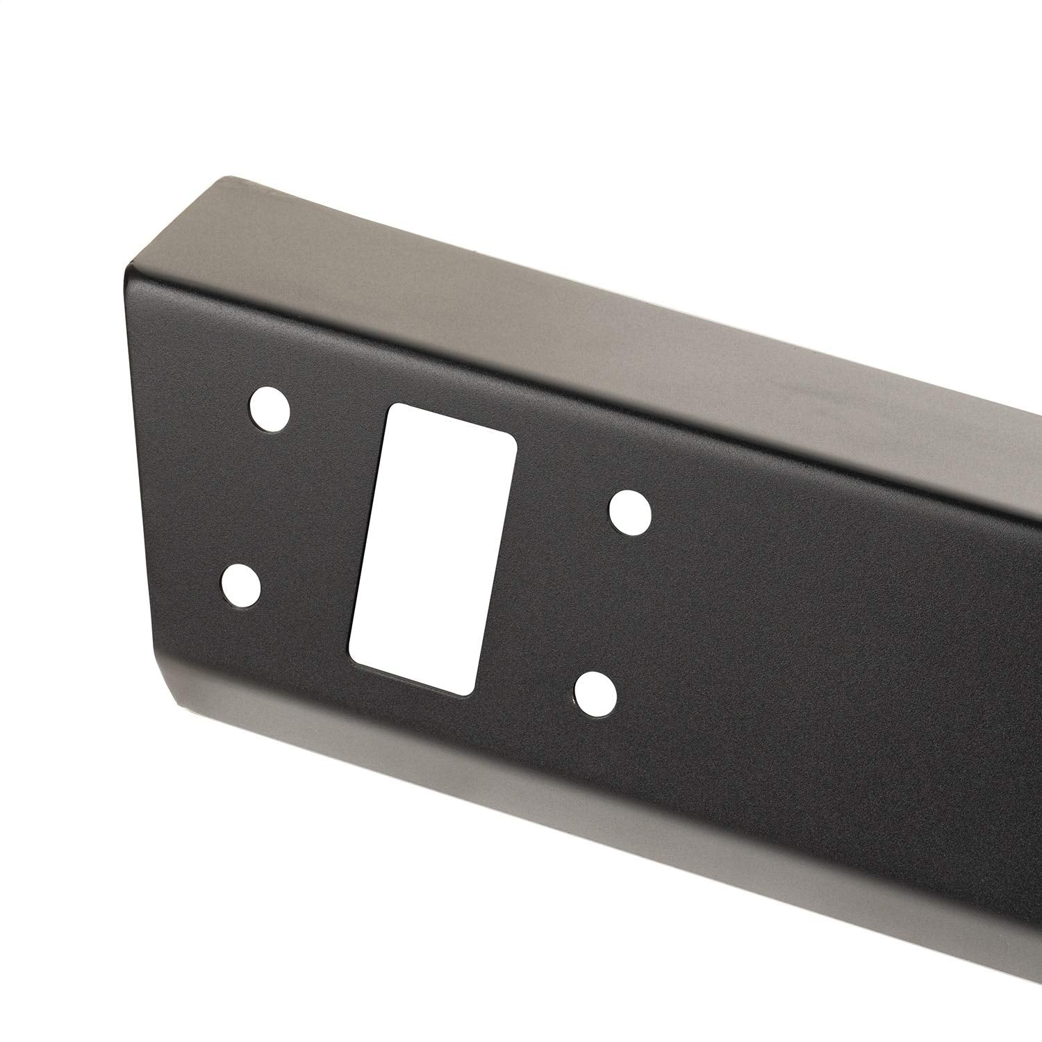 Rugged Ridge Spartan Bumper, Rear | Mid-Width, Steel, Smooth Black | 11548.81 | Fits 2007-2018 Jeep Wrangler Jk