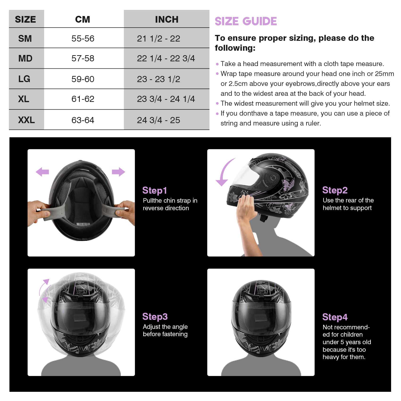 Slmoto Dot Approved Helmet Safety Motorcycle Adult Helmet Dual Visor Full Face With Sun Shield (X-Large)