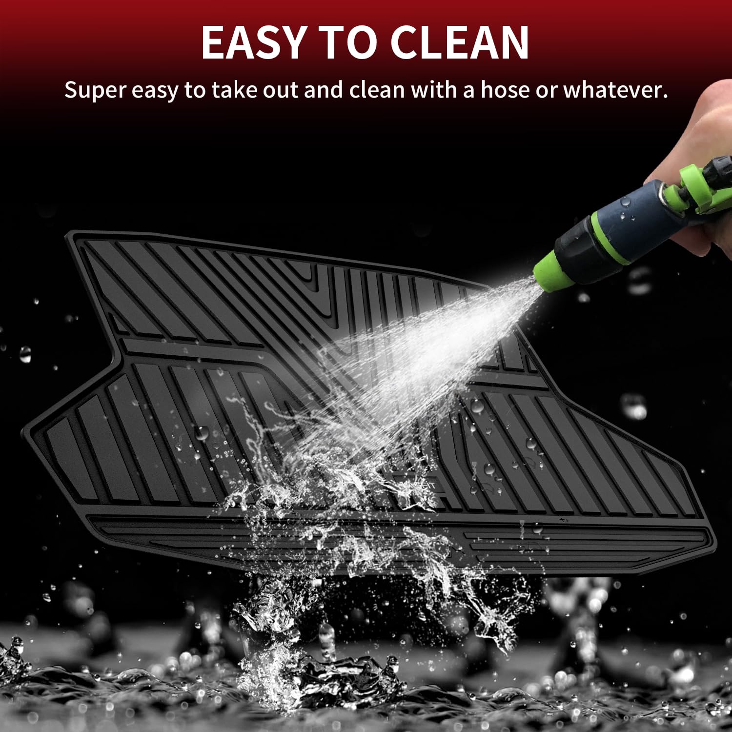 Lasfit Trunk Mat For Honda Civic 2022 2023 2024 2025 Sedan, All Weather Tpe Custom Fit Trunk Liner Trunk Tray Cargo Mat Cargo Li