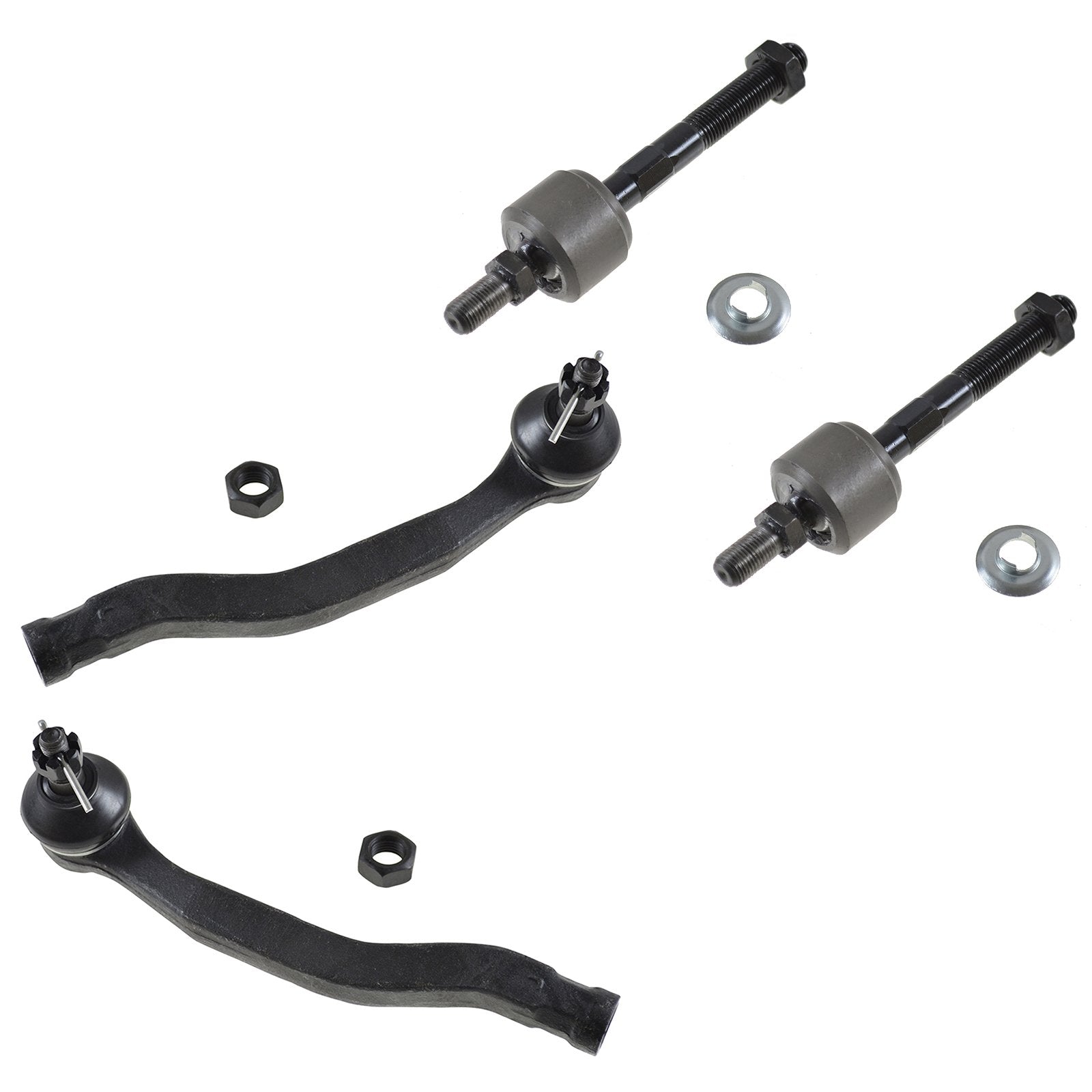 Trq Front Tie Rod Set Compatible With 1990-1993 Honda Accord