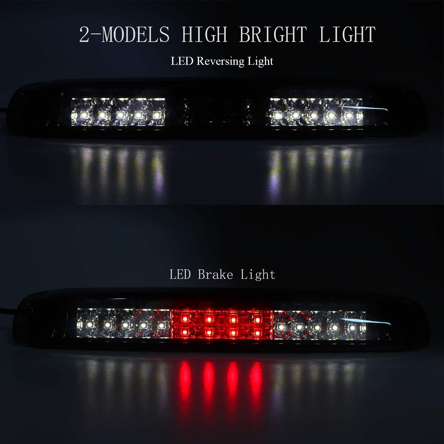 Tresound Led 3Rd Third Brake Light For 1999-2007 Chevy Silverado/Gmc Sierra 1500 2500 3500 Hd Classic, Cargo Lamp High Mount Sto