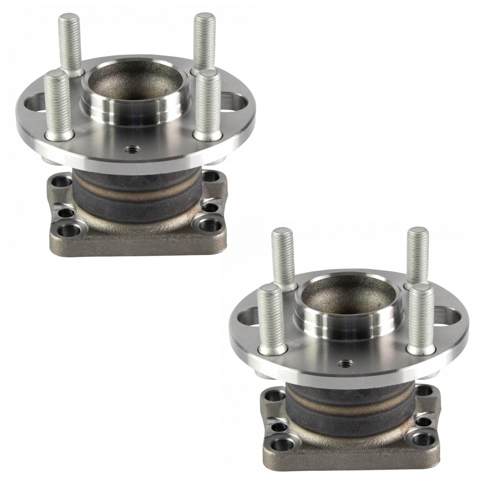 Trq Rear Wheel Hub Bearings Assembly Set Compatible With 2011-2014 Mazda 2