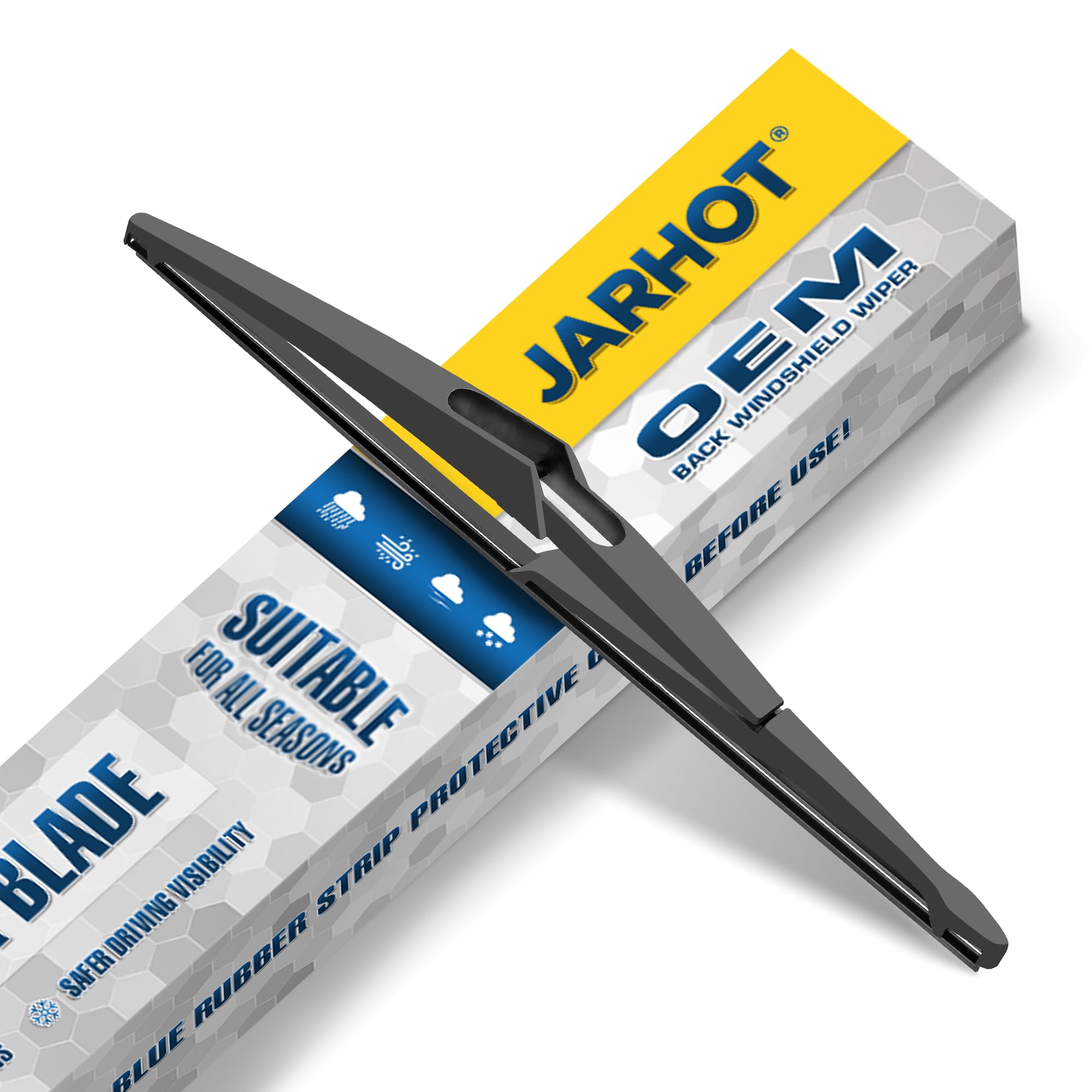 Jarhot 12 Inch Rear Wiper Blade Replacement For Nissan Rogue 2023-2008 Qashqai 2023-2017 Juke 2017-2011 Pathfinder 2020-2013 Kic