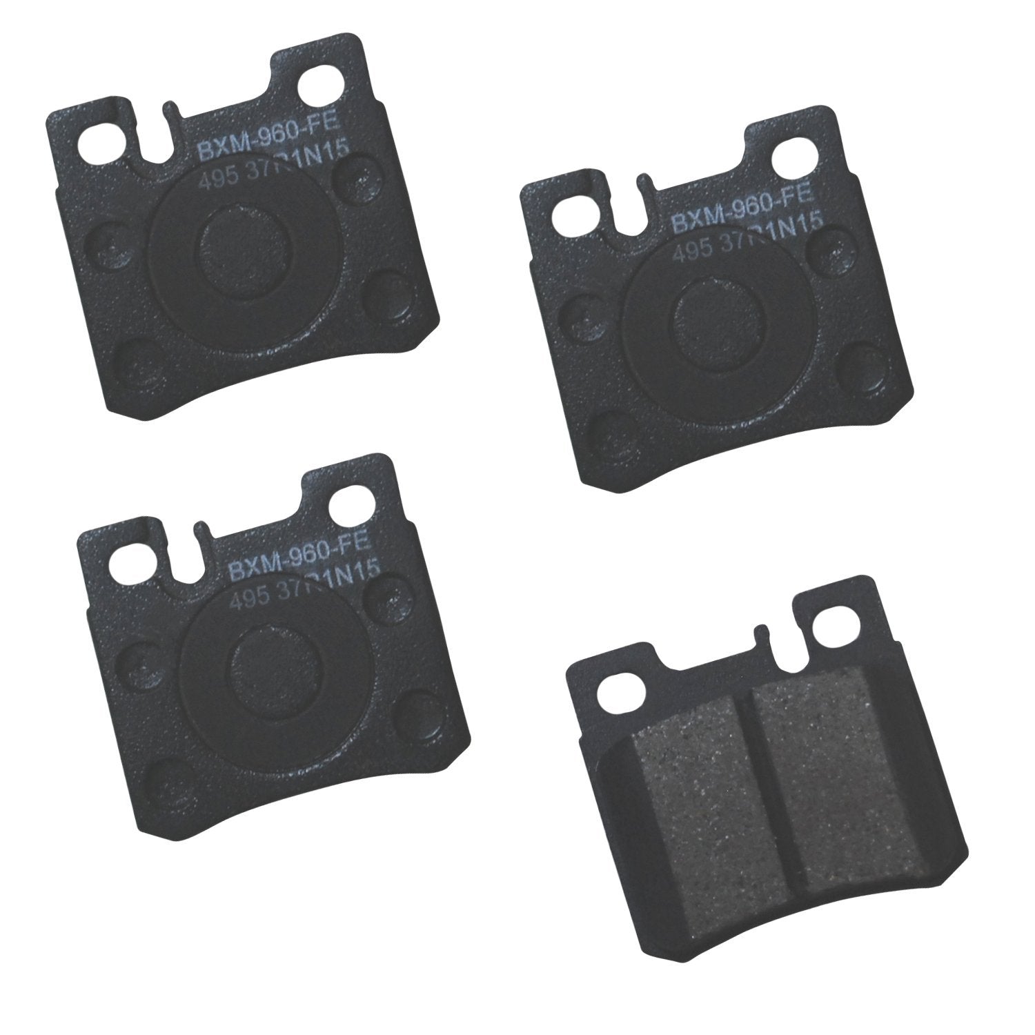 Bendix Premium Sbm495 Semi-Metallic Rear Brake Pads For Select Models Mercedes-Benz 300Ce, 300E, 300Sl, 300Td, 300Te, 400E, 500E