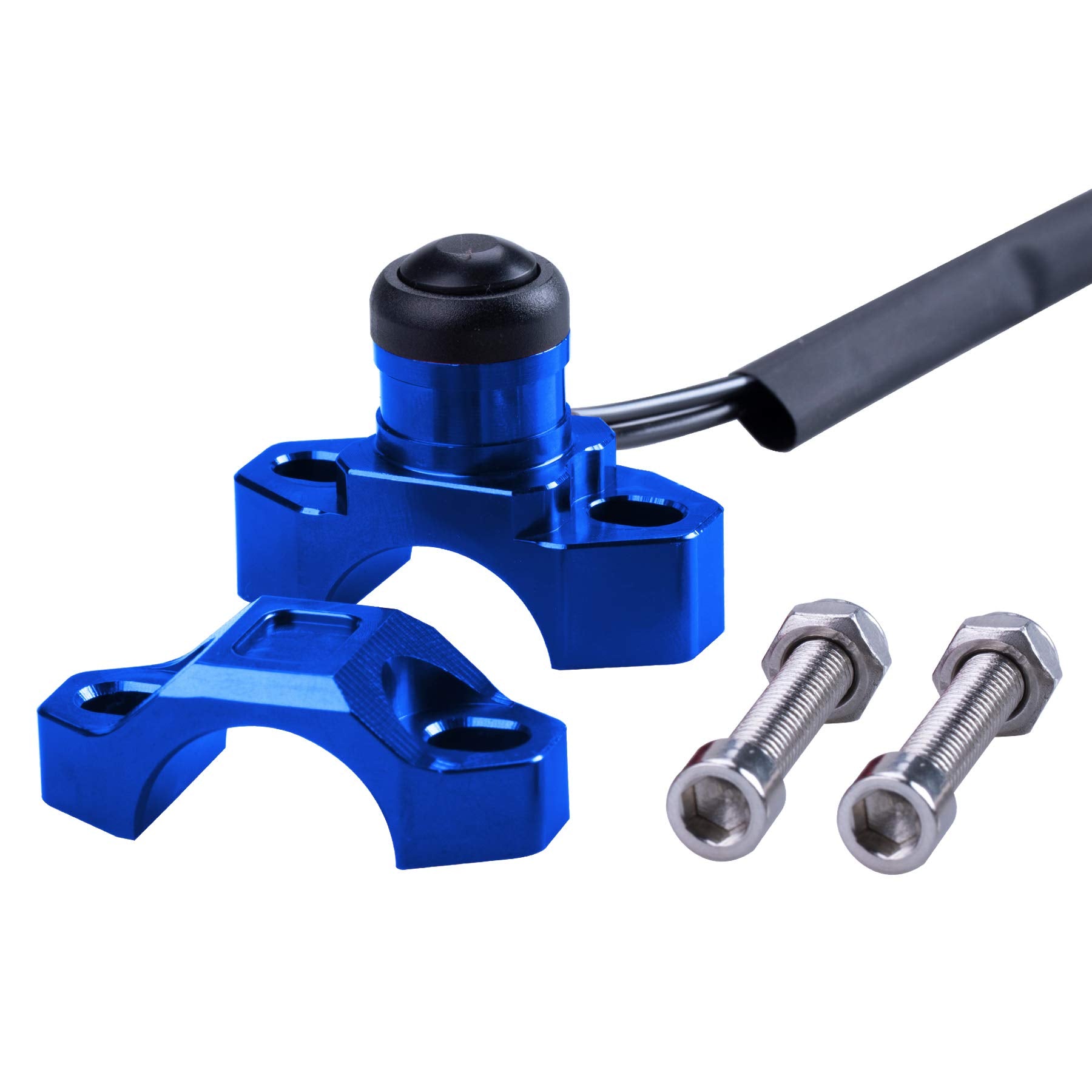 Oraevy Cnc Universal Motorcycle Engine Stop Start Kill Switch Button With Mounting Backplate Compatible With Yamaha Yz250 Yz450