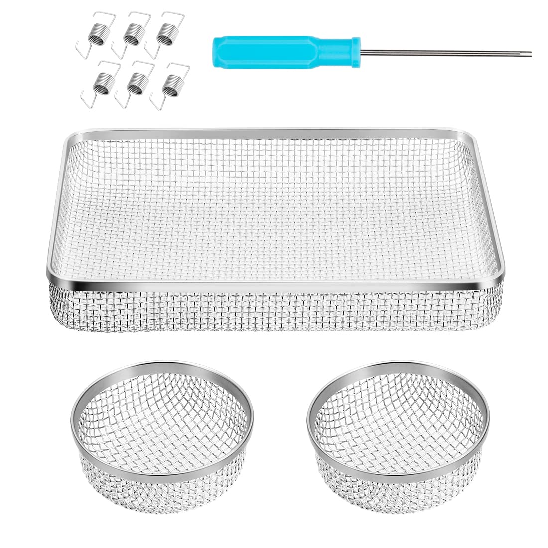 BougeRV RV Flying Insect Screen RV Furnace Vent Cover RV Bug Screen Covers Water Heater Screen Stainless Steel Mesh for RVs/Camp