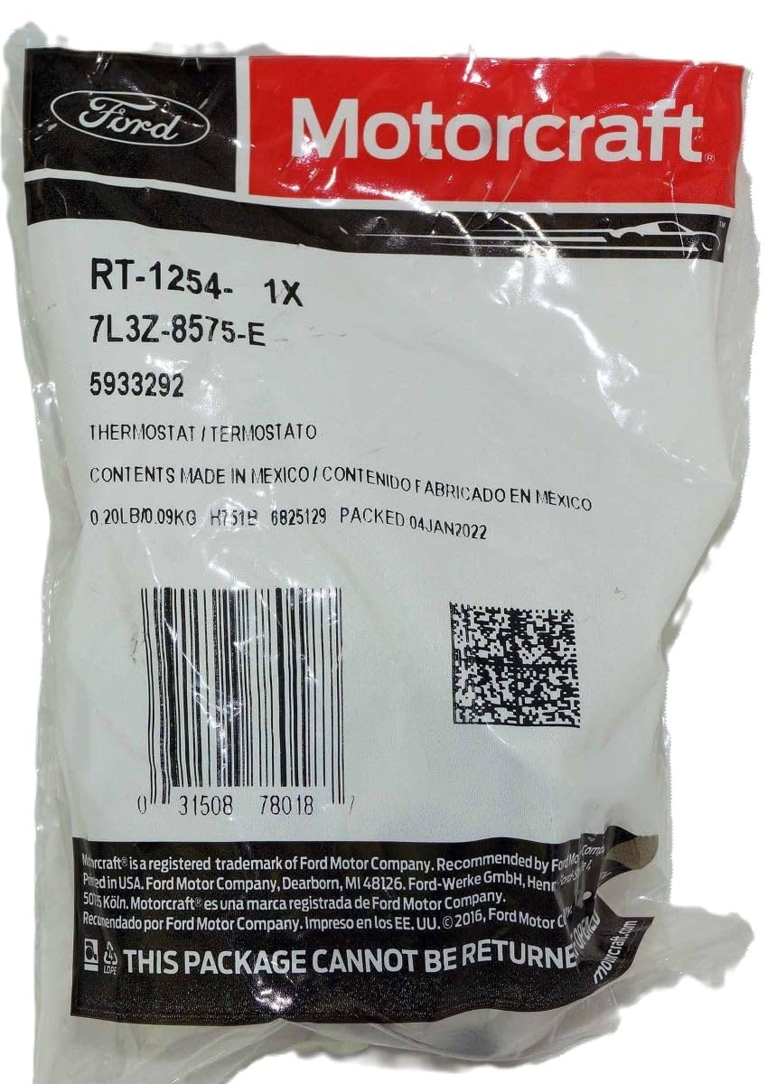 Motorcraft Thermostat Assembly - Rt1254