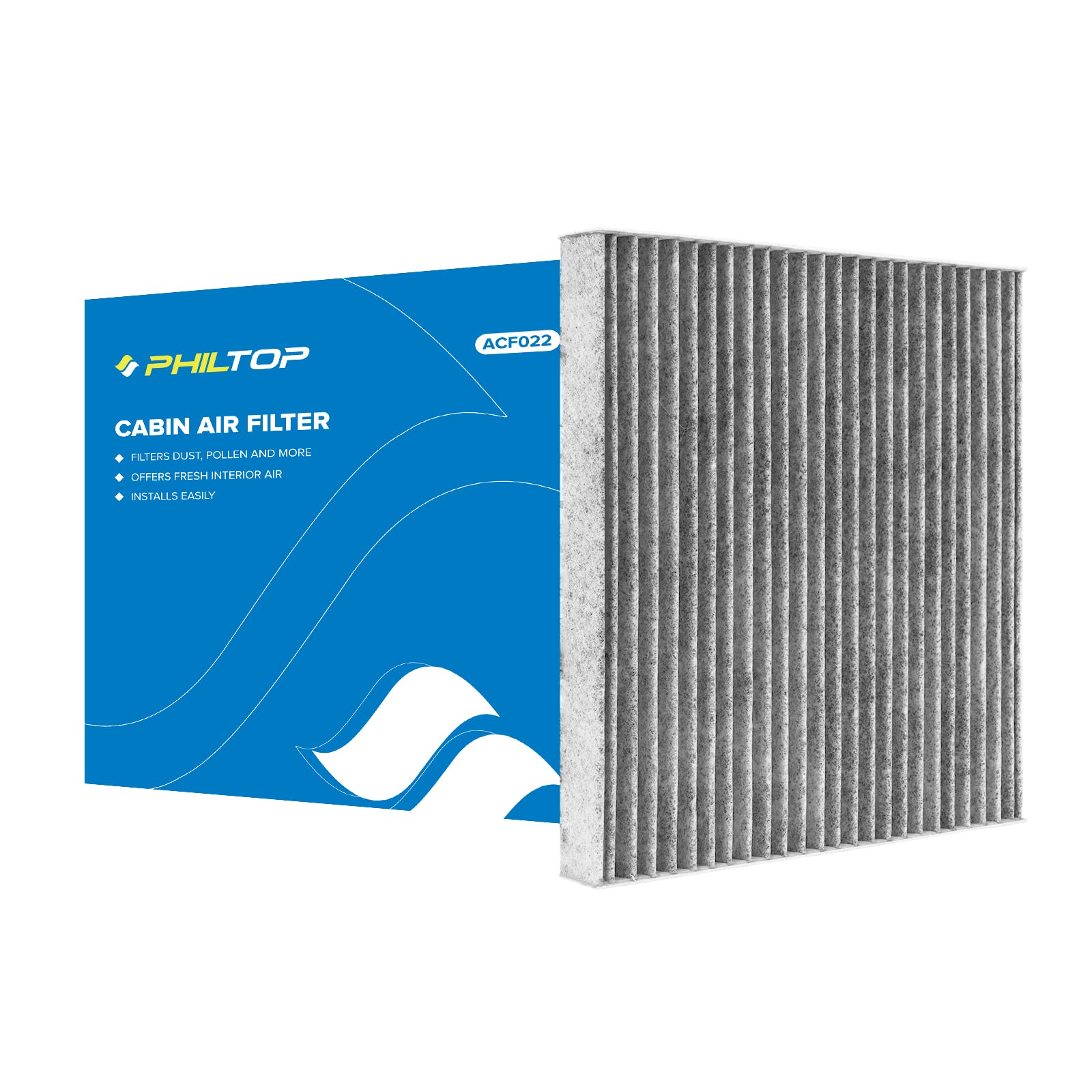 Philtop Cabin Air Filter, Replacement For Acf022 (Cf11671) Cx7, Ram1500, 2500, 3500, 4500, 5500, Premium Cabin Filter With Activ