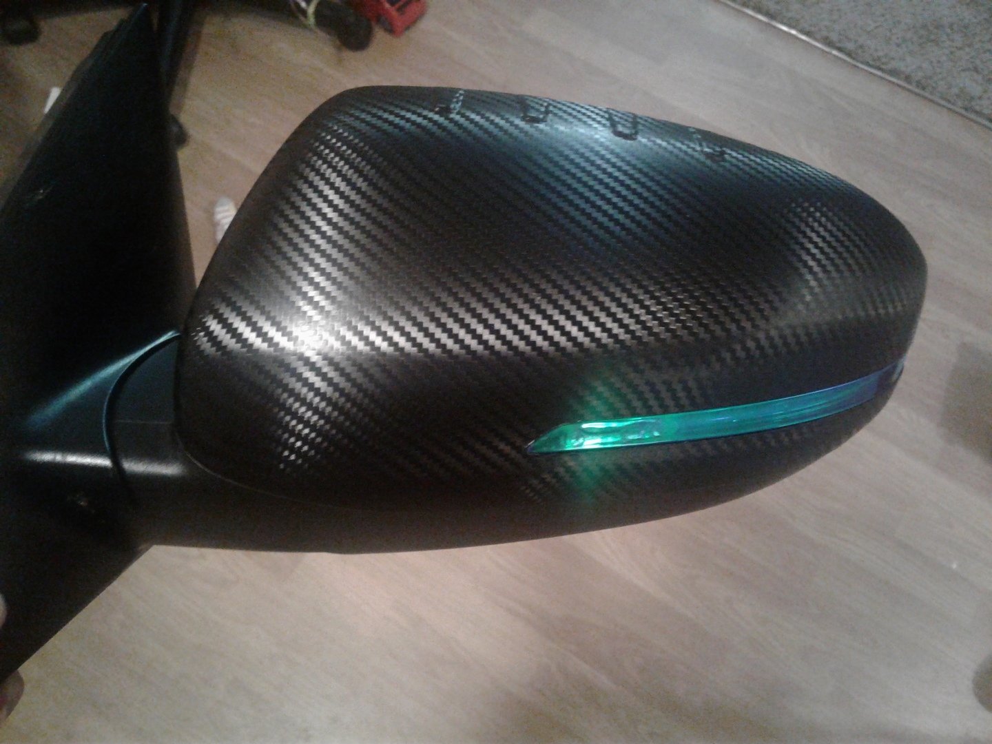 Vvivid+ Premium Black Carbon Fiber Vinyl Wrap Film (1.49Ft X 5Ft)