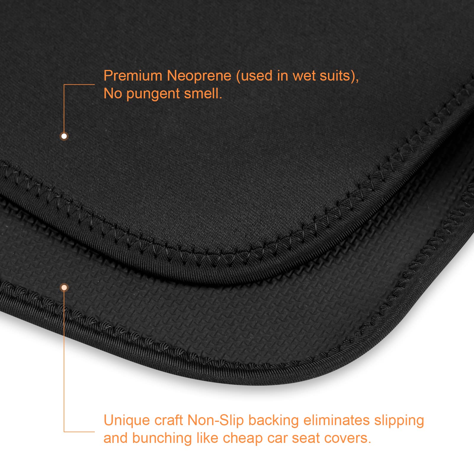 Car Seat Sweat Protector Neoprene Waterproof Car Seat Cover Towel Universal Fit Auto Seat Covers For Cars Front Seats Trunks Post Gym Workout Running Swimming Beach Hiking 1Pc