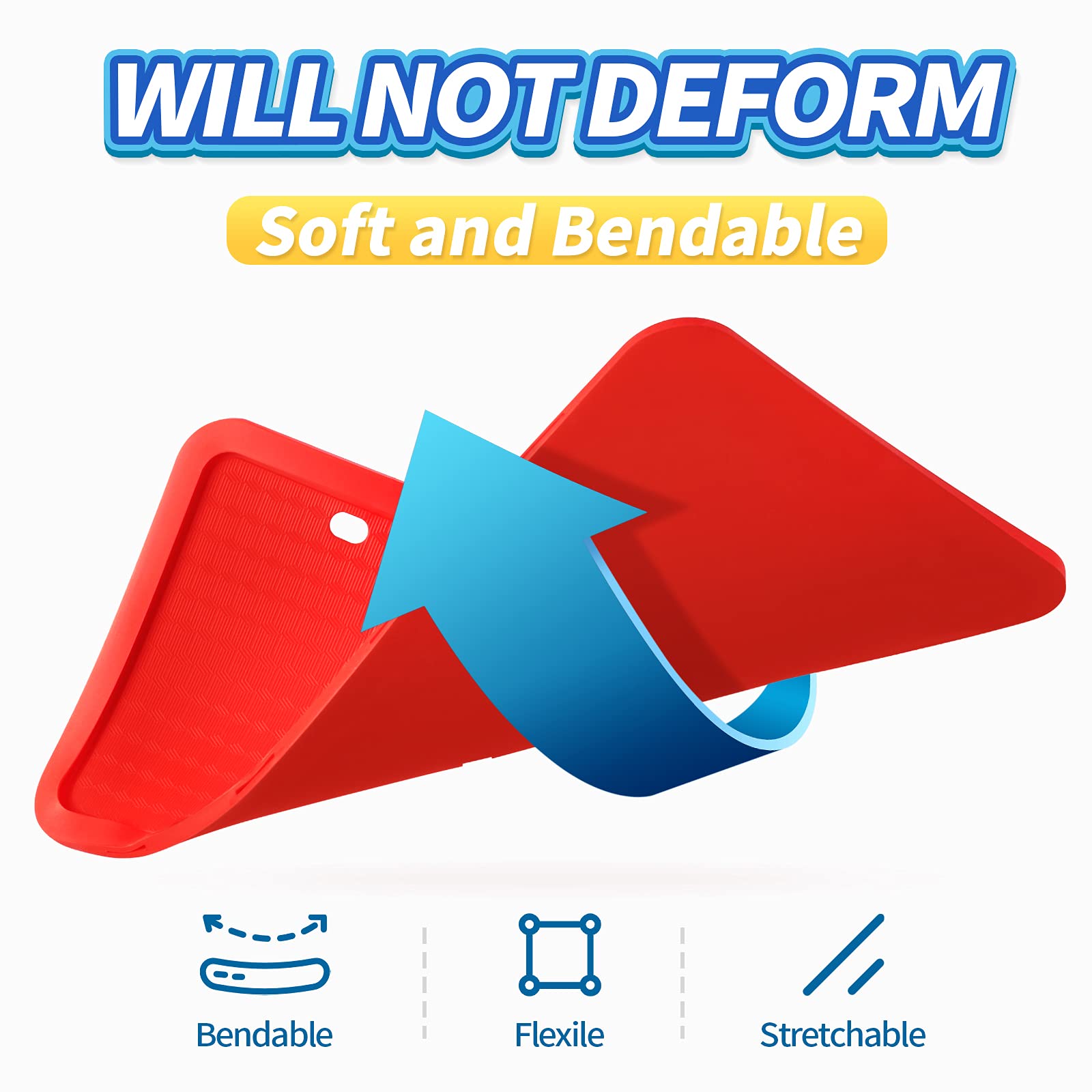 Aujen Silicone License Plate Frames 2 Pcs For Us Standard Car, Rattle-Proof And Easy Installation License Plate Holder (Black)