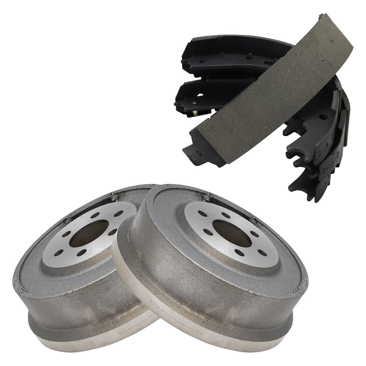 TRQ Rear Brake Drum & Shoe Kit Compatible with Dakota Durango