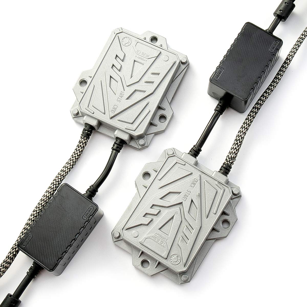 Hyb Canbus Slim Digital Hid Ballast 55W Error Free Warning Cancel For Hid Bulb H11 H7 H8 H9 H4 H1 9005 9006 Universal Fit 12V(Pa