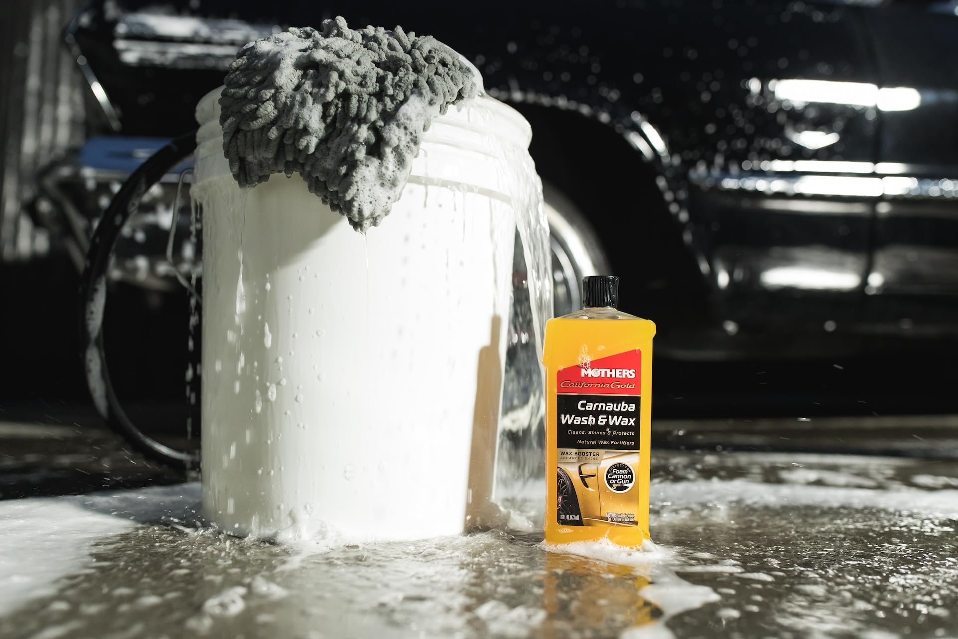 Mothers 05676 California Gold Carnauba Wash & Wax, 16 Fl. Oz.