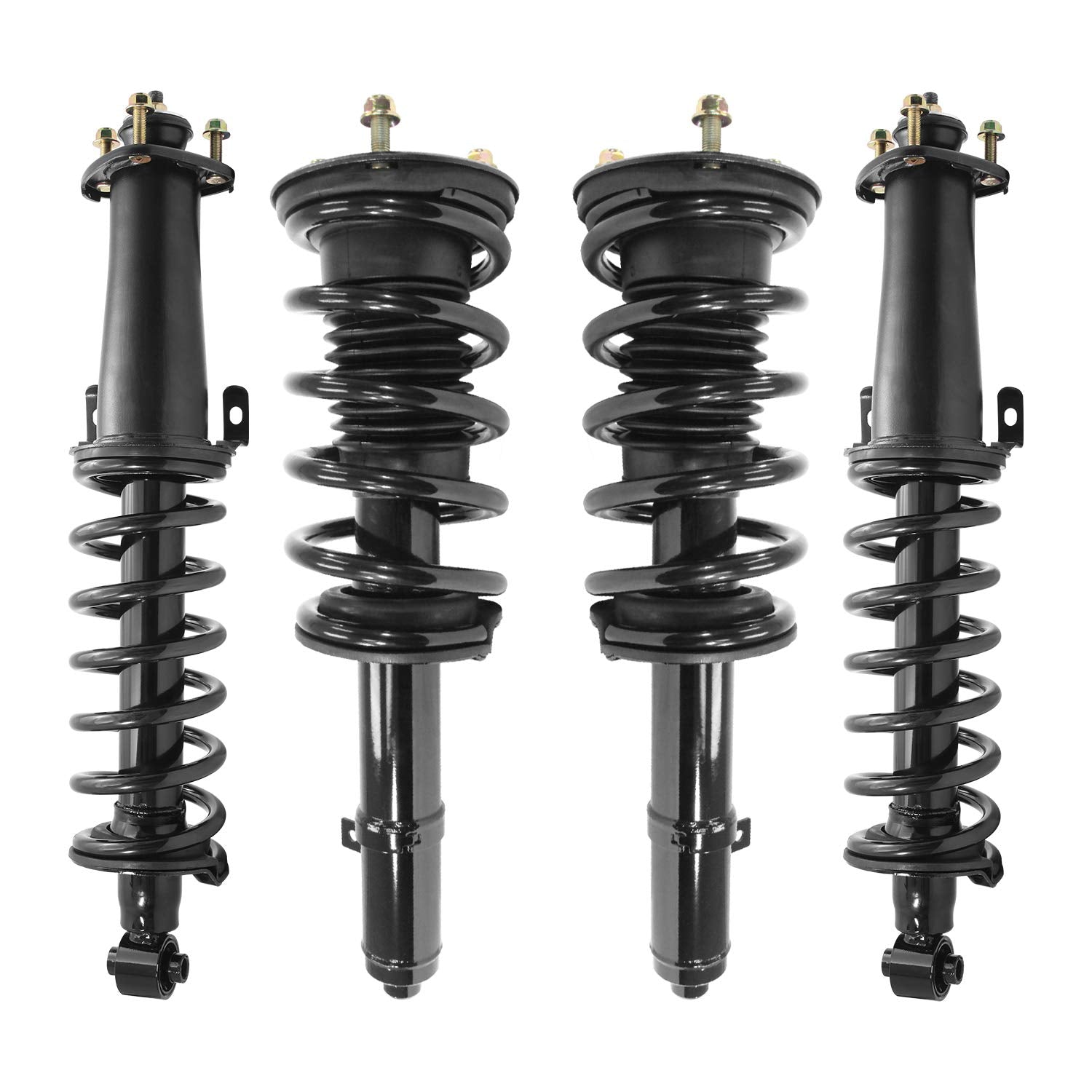 Unity 4 Wheel Complete Strut Assembly Kit for 2006-2013 Lexus IS250 & 2011-2013 IS350, Model 4-11835-15210-001