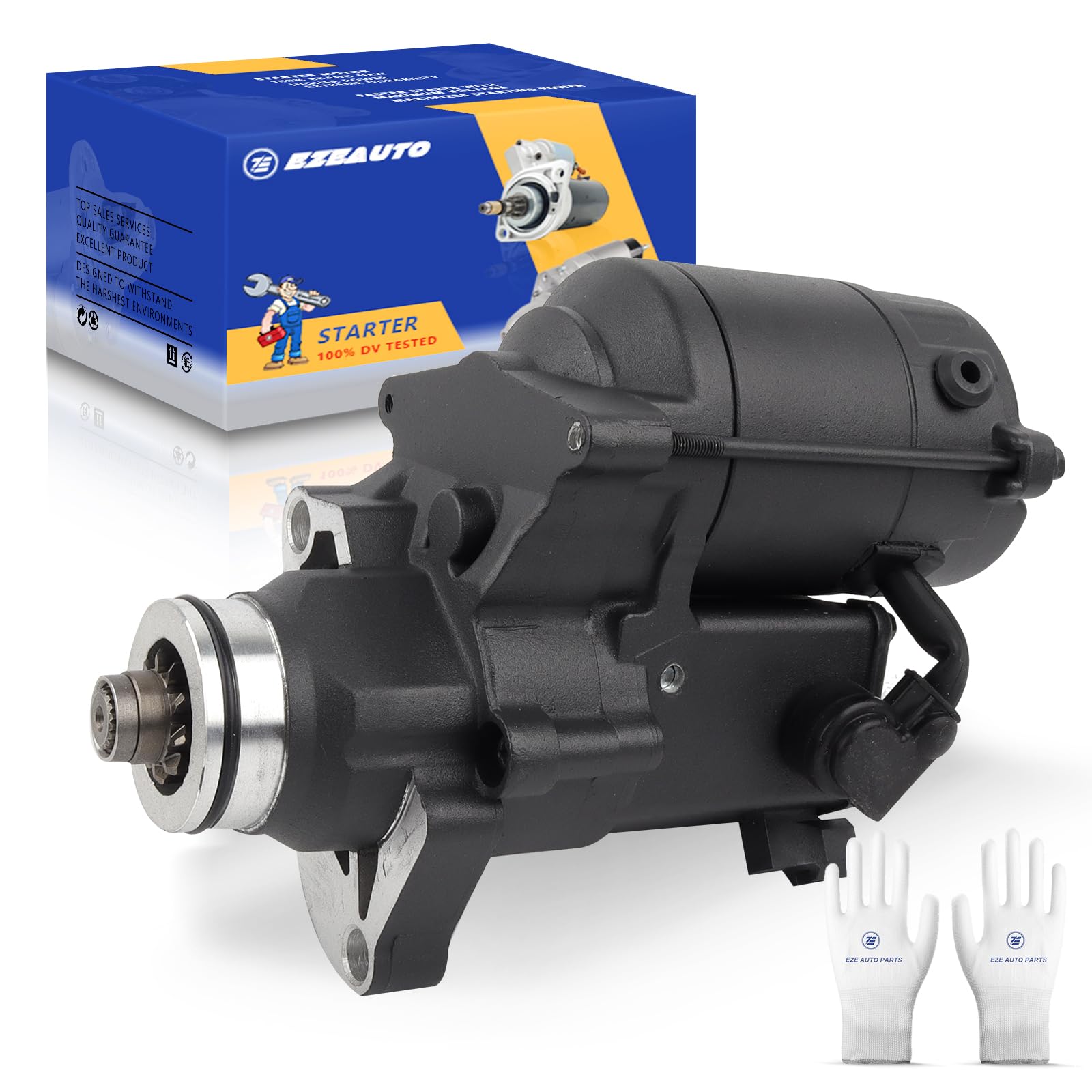 17870N Ezexpreze Starter Compatible with Honda 2003-2005 Accord L4 2.4L, 2003-2006 Element L4 2.4L, Acura 2004-2005 TSX L4 2.4L,