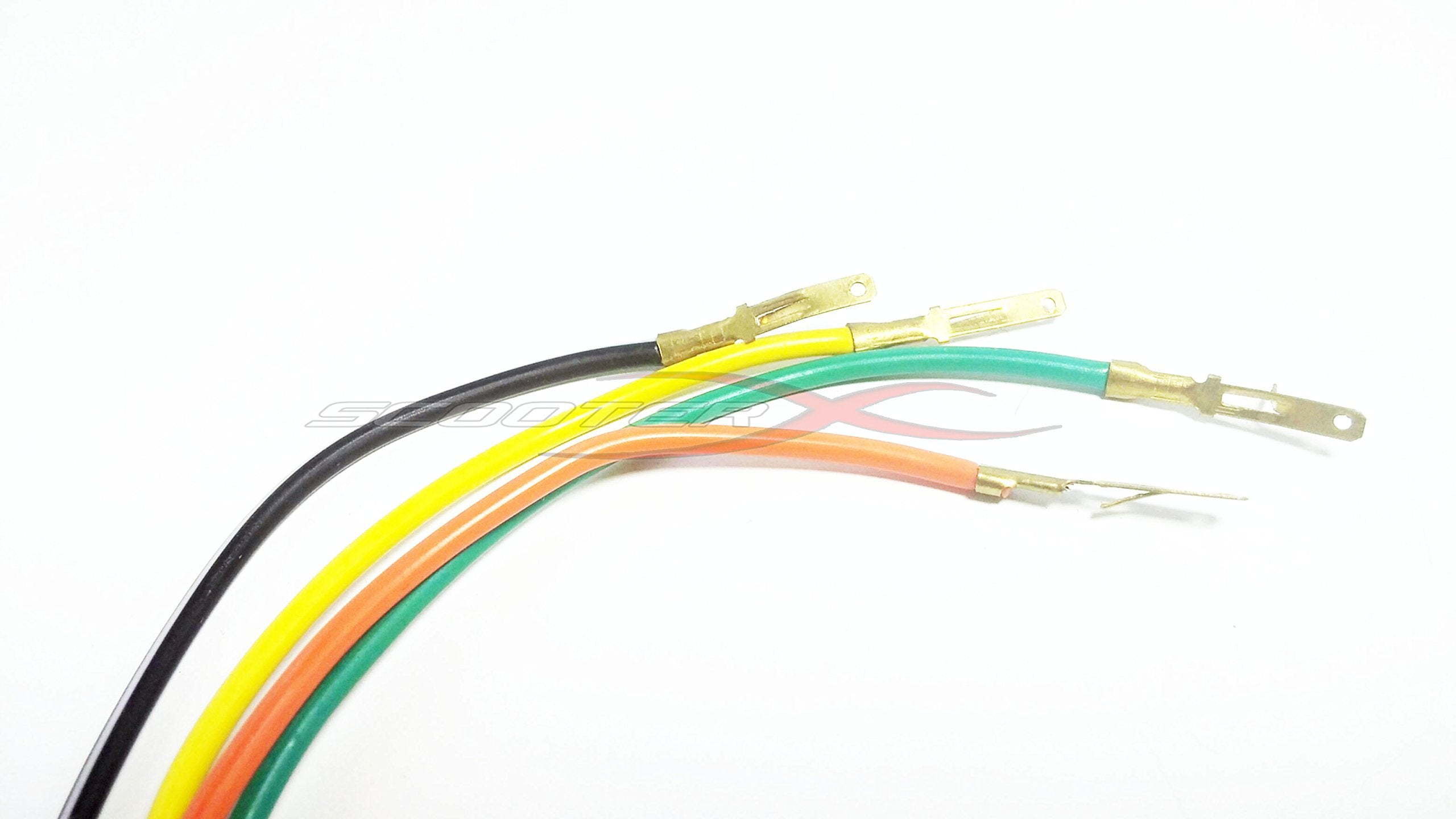 Scooterx 4 Wire Ignition Switch With 2 Keys - Fits Many Gas And Electric Scooters, Go Karts, Pocket Bikes And More [1103]