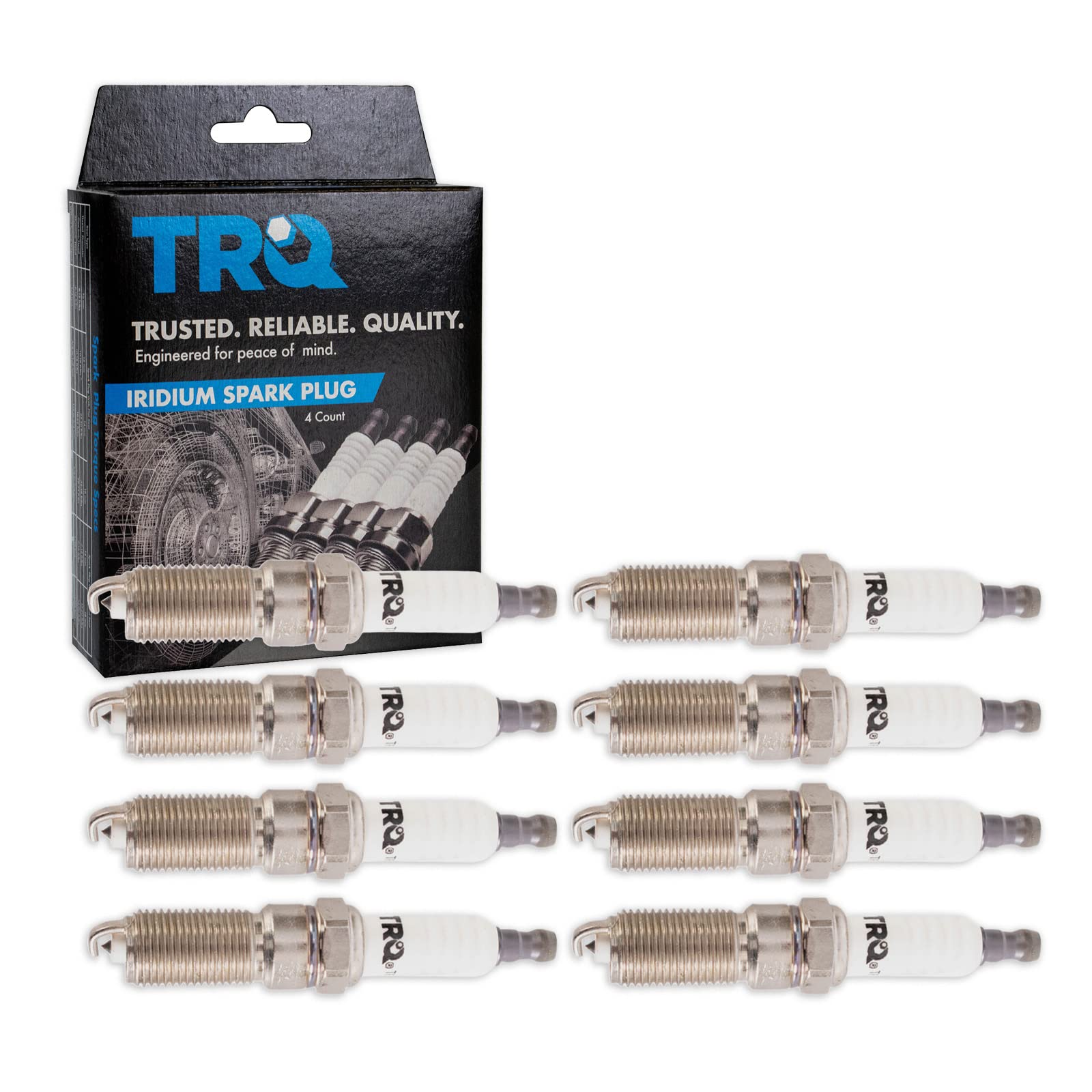 Trq Spark Plug Set Fits 2017-2019 Cadillac 2014-2019 Chevrolet 2014-2019 Gmc