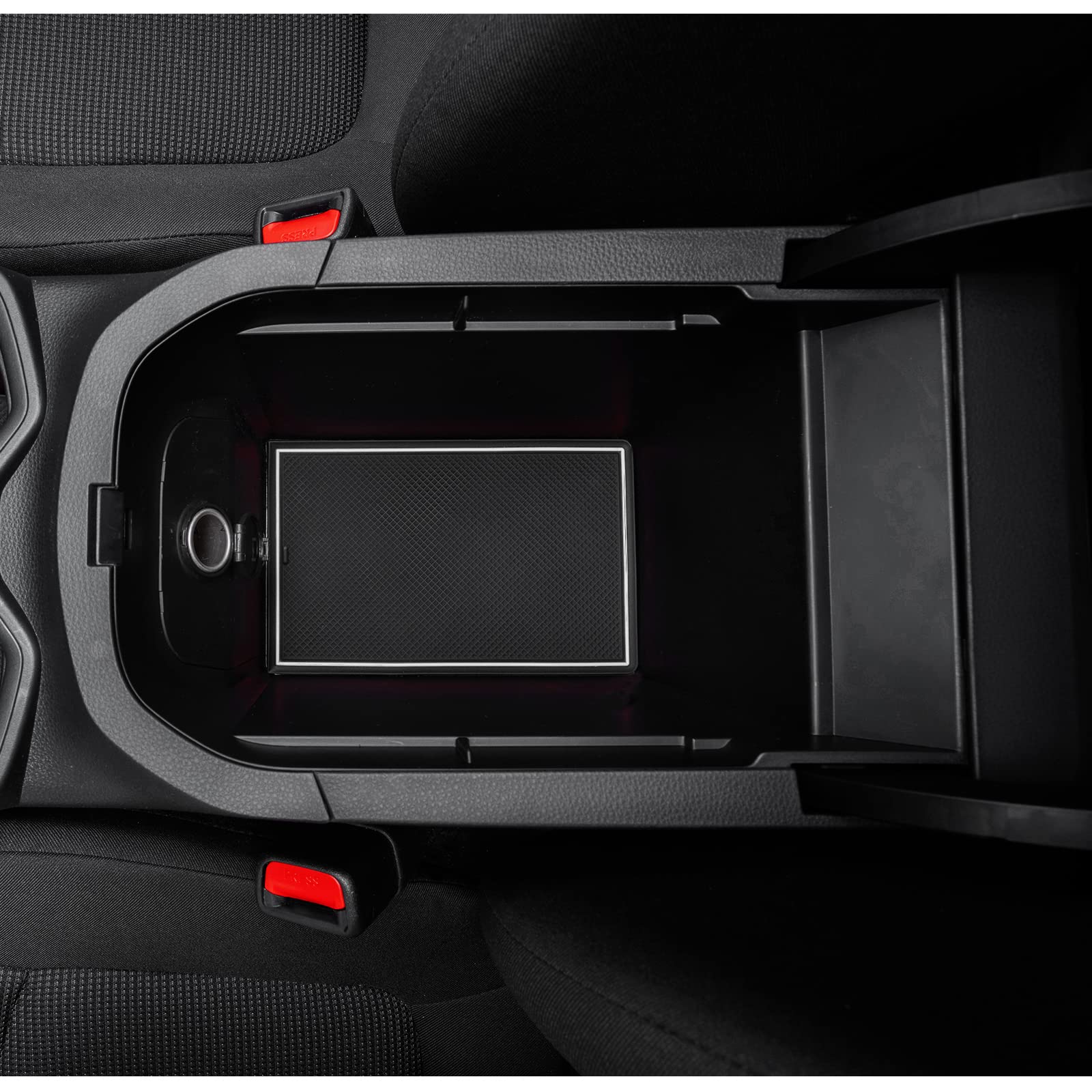 Jdmcar Liner Accessories Compatible With Toyota Rav4 2019-2024 2025 And 2021-2025 Rav4 Prime, Custom Fit Cup Holder, Center Cons