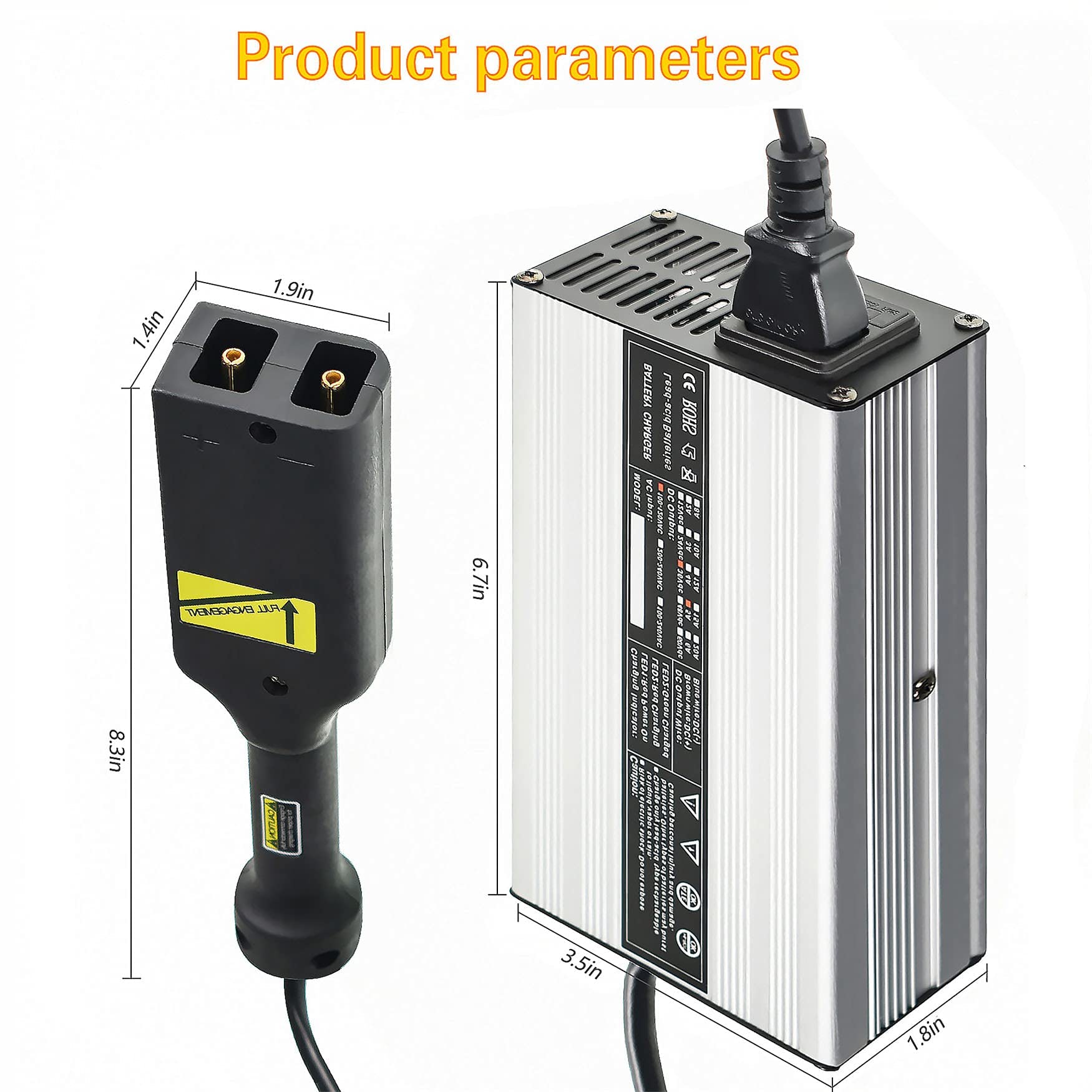 Wflnhb 36 Volt 5 Amp Battery Charger Replacement For Ezgo Txt Medalist Golf Cart