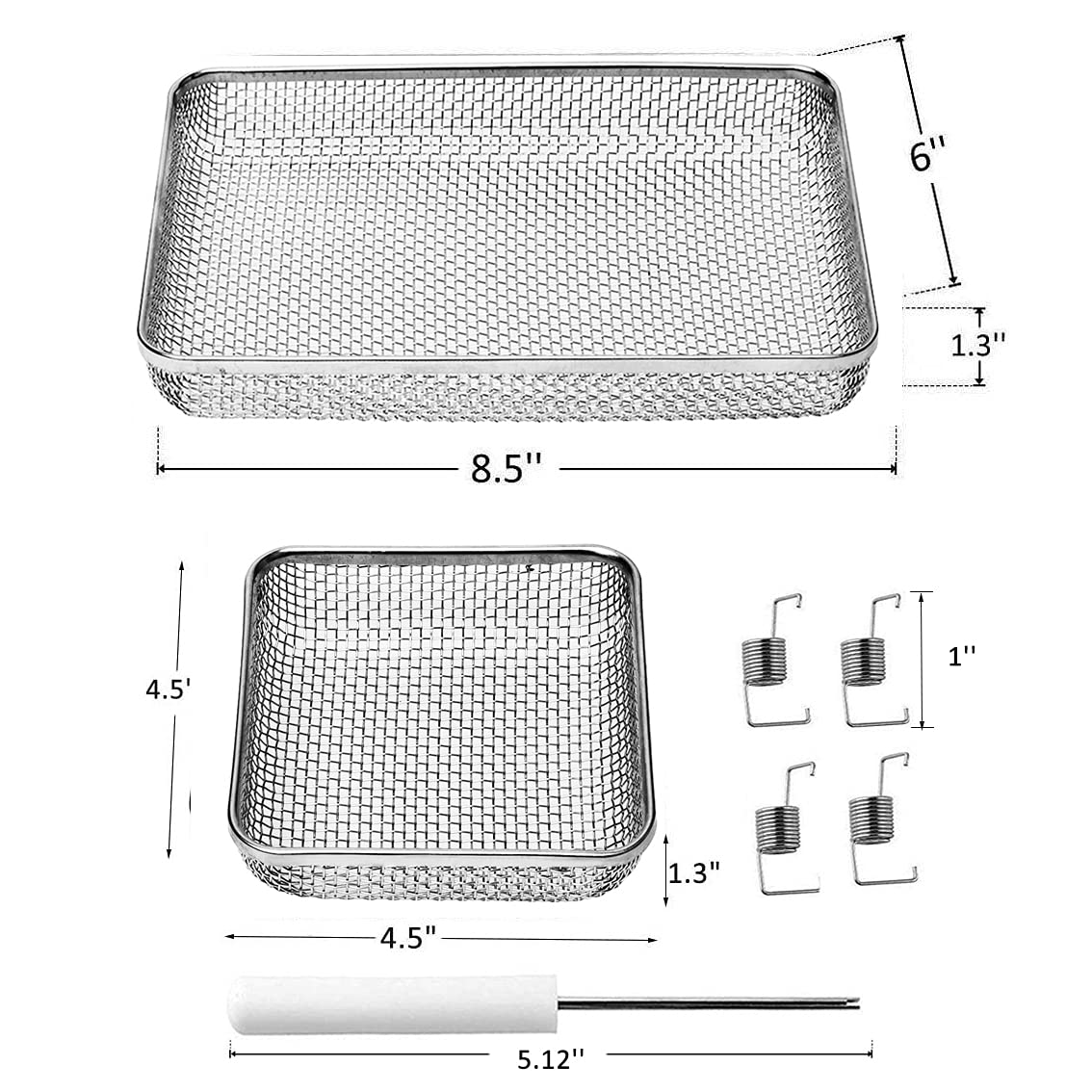 RV Furnace Screen for RV Water Heater Vent Cover, Stainless Steel Mesh with Installation Tool