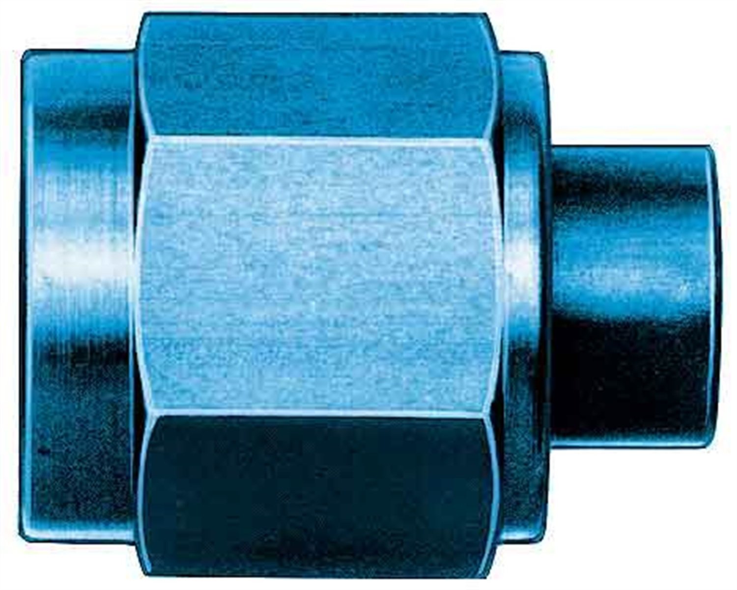 Aeroquip Fcm3741 Blue Anodized Aluminum -08An Tube Cap Fitting