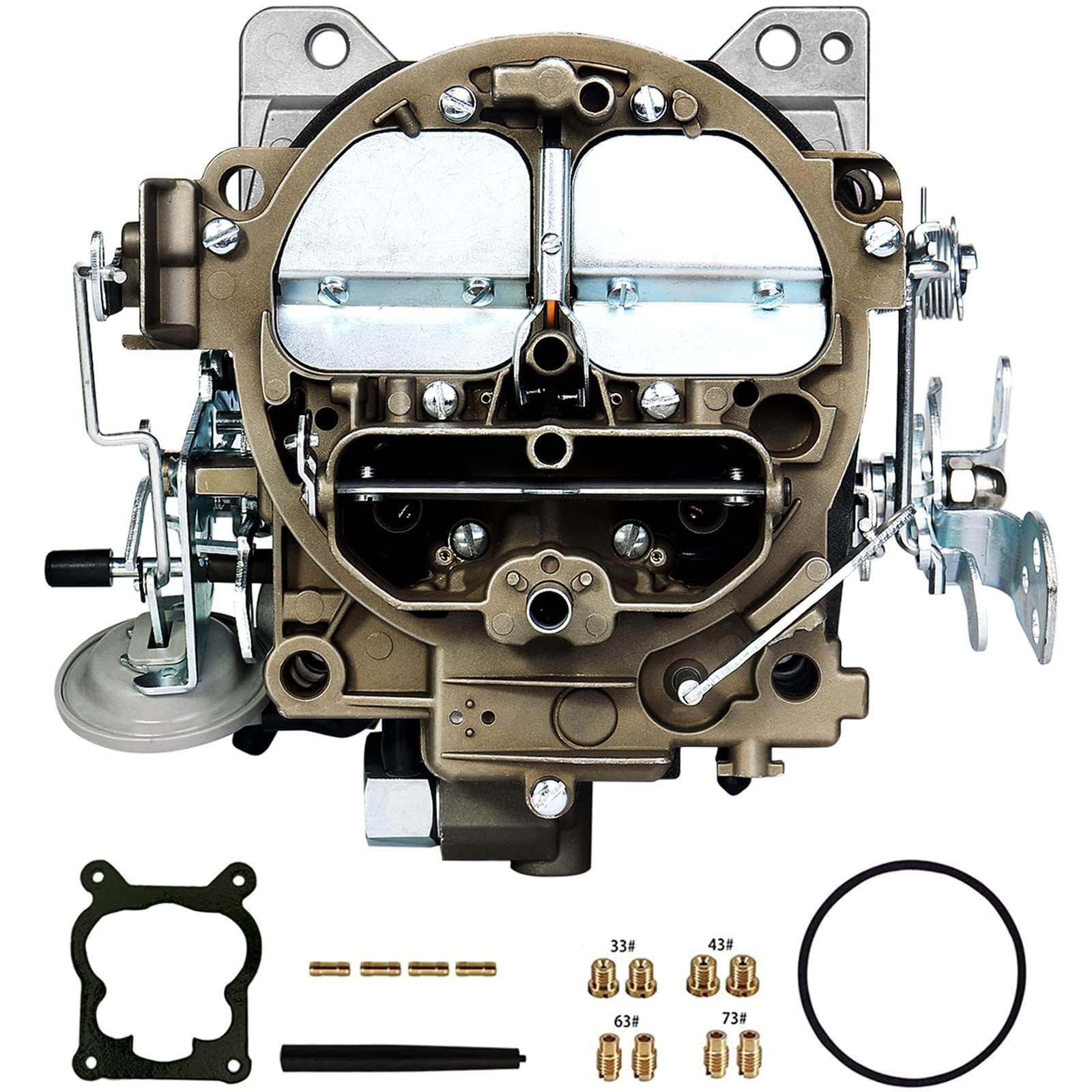 Rochester Quadrajet Carburetor 4 Barrel For Chevy 1966-1973 327 350 427 Engines Trucks and Cars, Replace 1975-1979 Corvettes 190