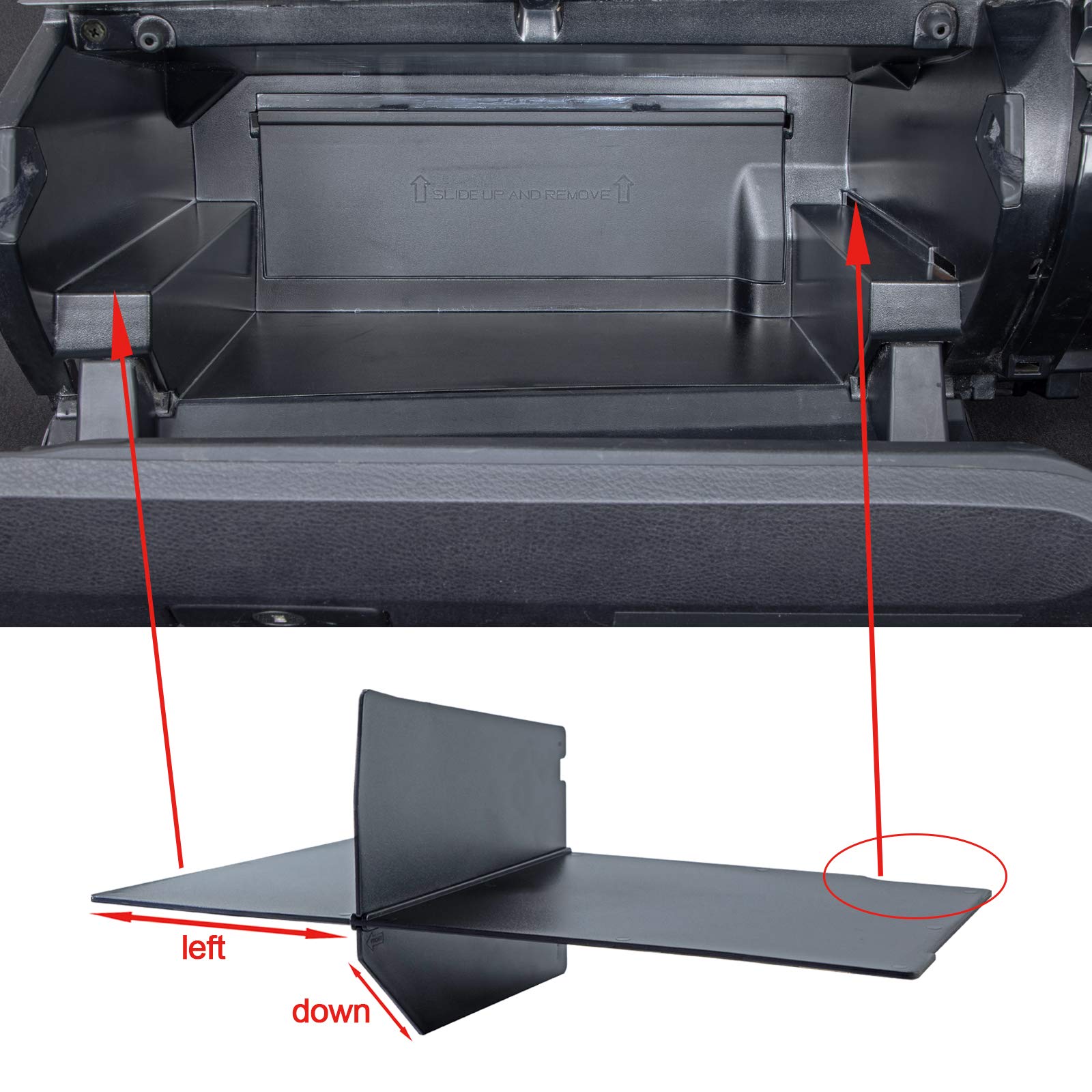 Jkcover Compatible With Toyota Tacoma Glove Box Dividers Organizer 2016 2017 2018 2019 2020 2021 2022 2023 Accessories,Insert Bo