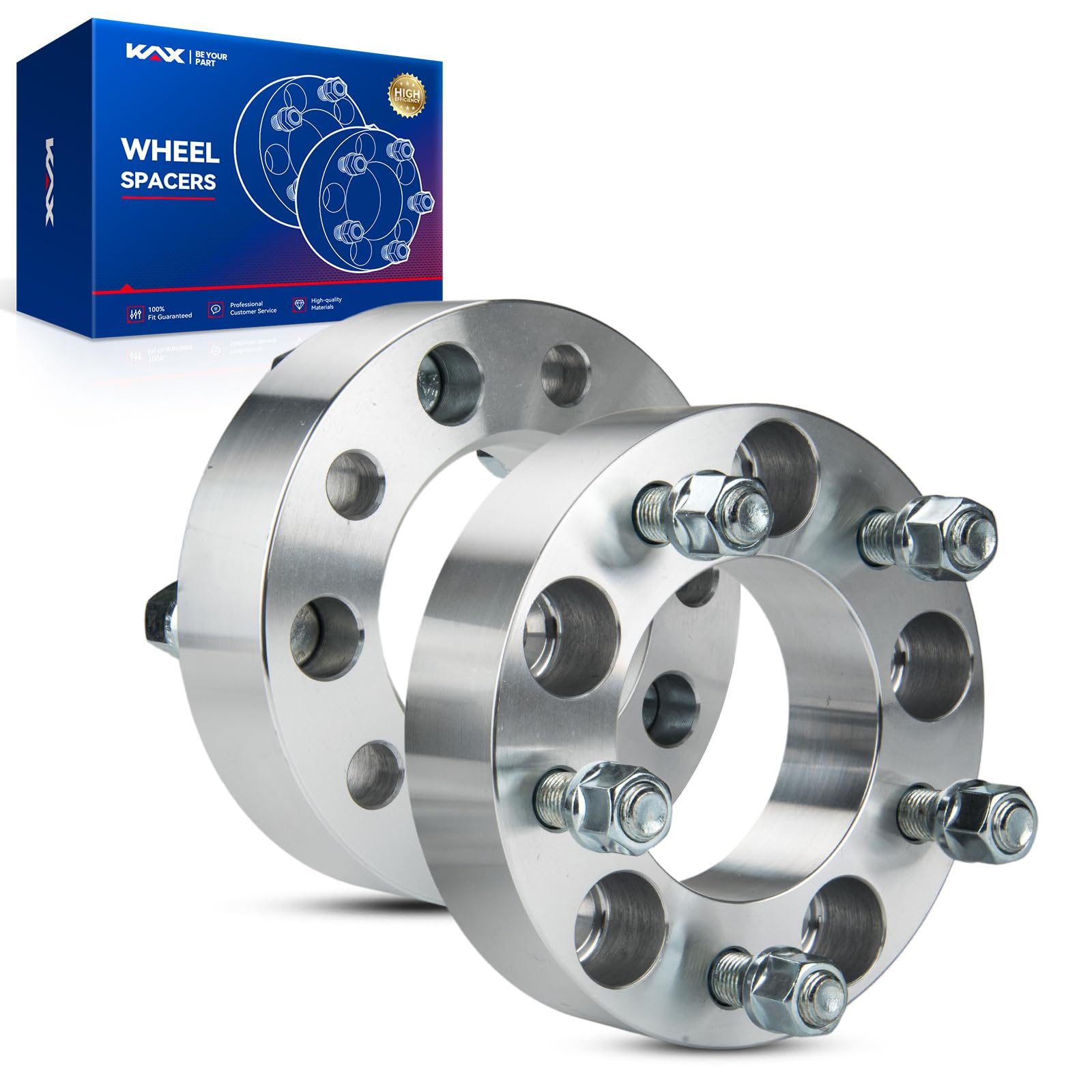 Kax 5X5 Wheel Spacers,1.5 Inch 5 Lug Centric Wheel Spacers Fit For Grand Cherokee, Wrangler, Gladiator, Durango, Grand Cherokee