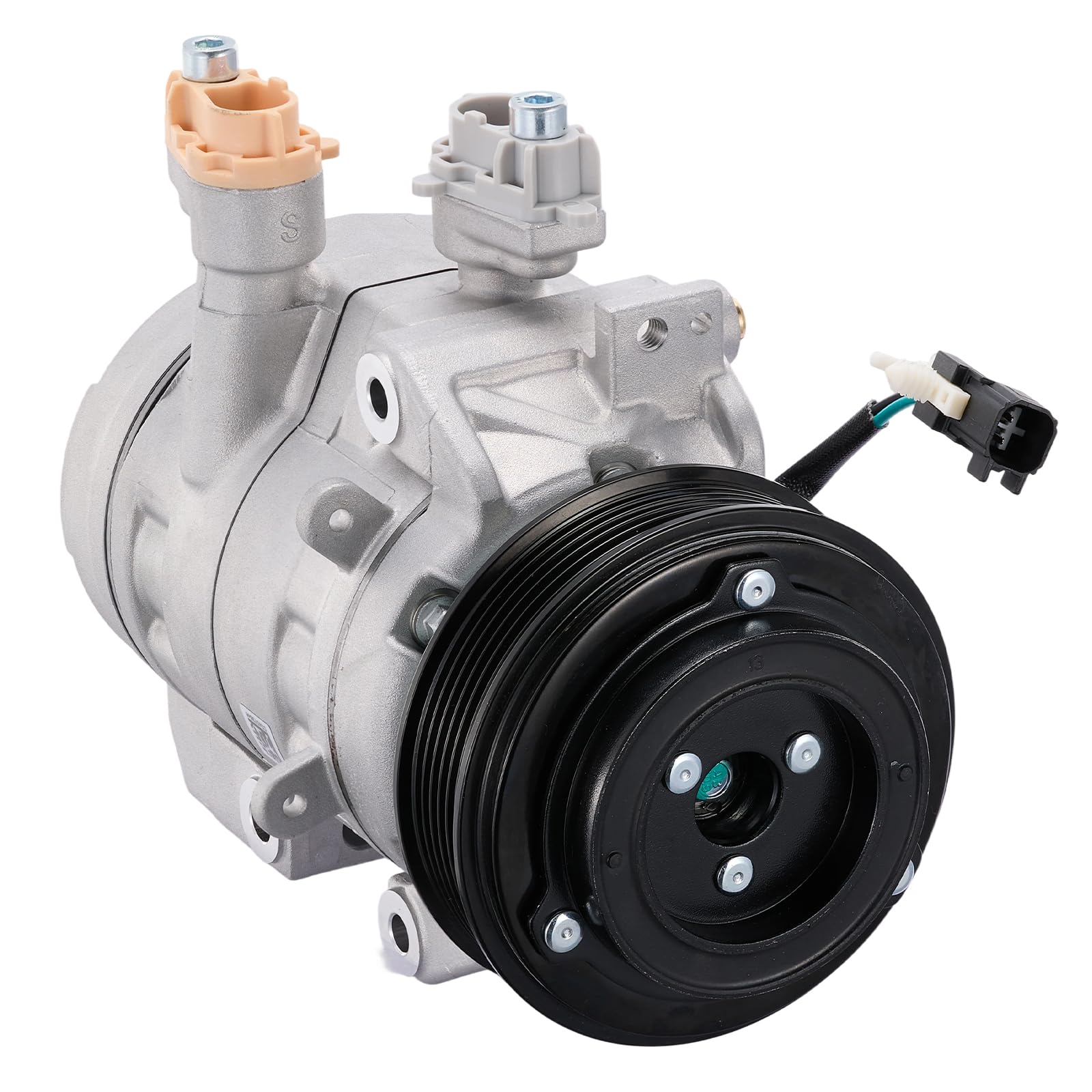 BDFHYK 98324 Air Conditioning A/C Compressor with Clutch Compatible with Ford F-250 F-350 F-450 F-550 Super Duty F53 F59 F650 F7