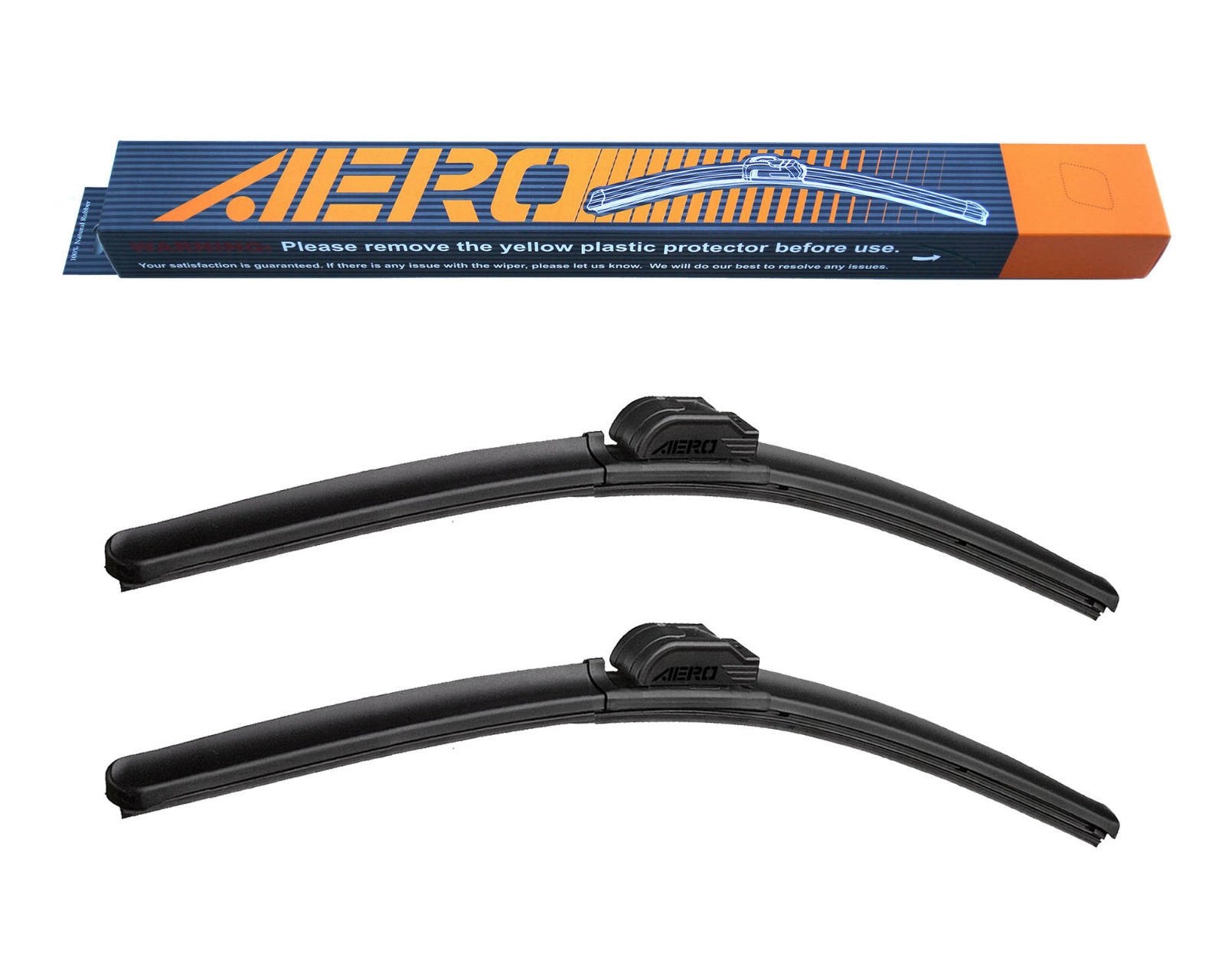 Aero Avenger Premium All-Season Beam Windshield Wiper Blades Oem Replacement For Volvo 26''+20'' (Set Of 2)