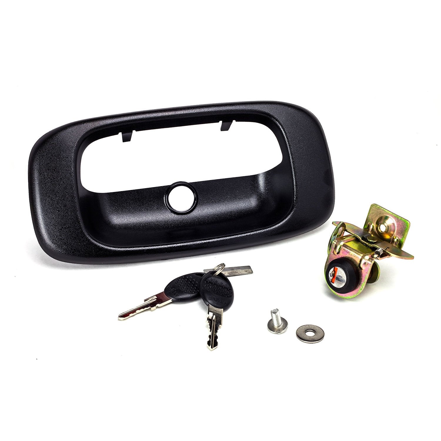 Bully LH-003WD Black Rear Trunk Tailgate Lock Door Handle - O.E. Factory Spec Replacement for 1999-2006 GM Trucks